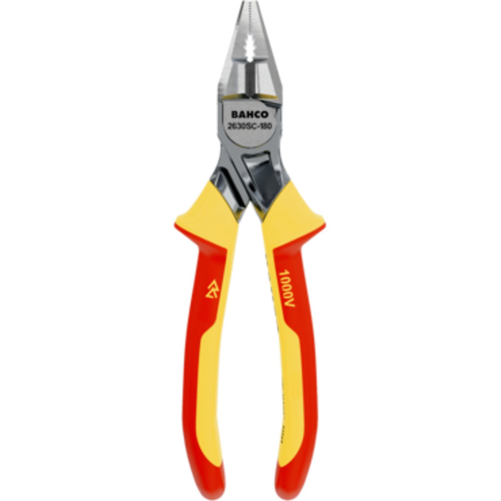 Pince mixte renforcée 180 mm poignées isolées 1000 V BAHCO - 2630SC-180