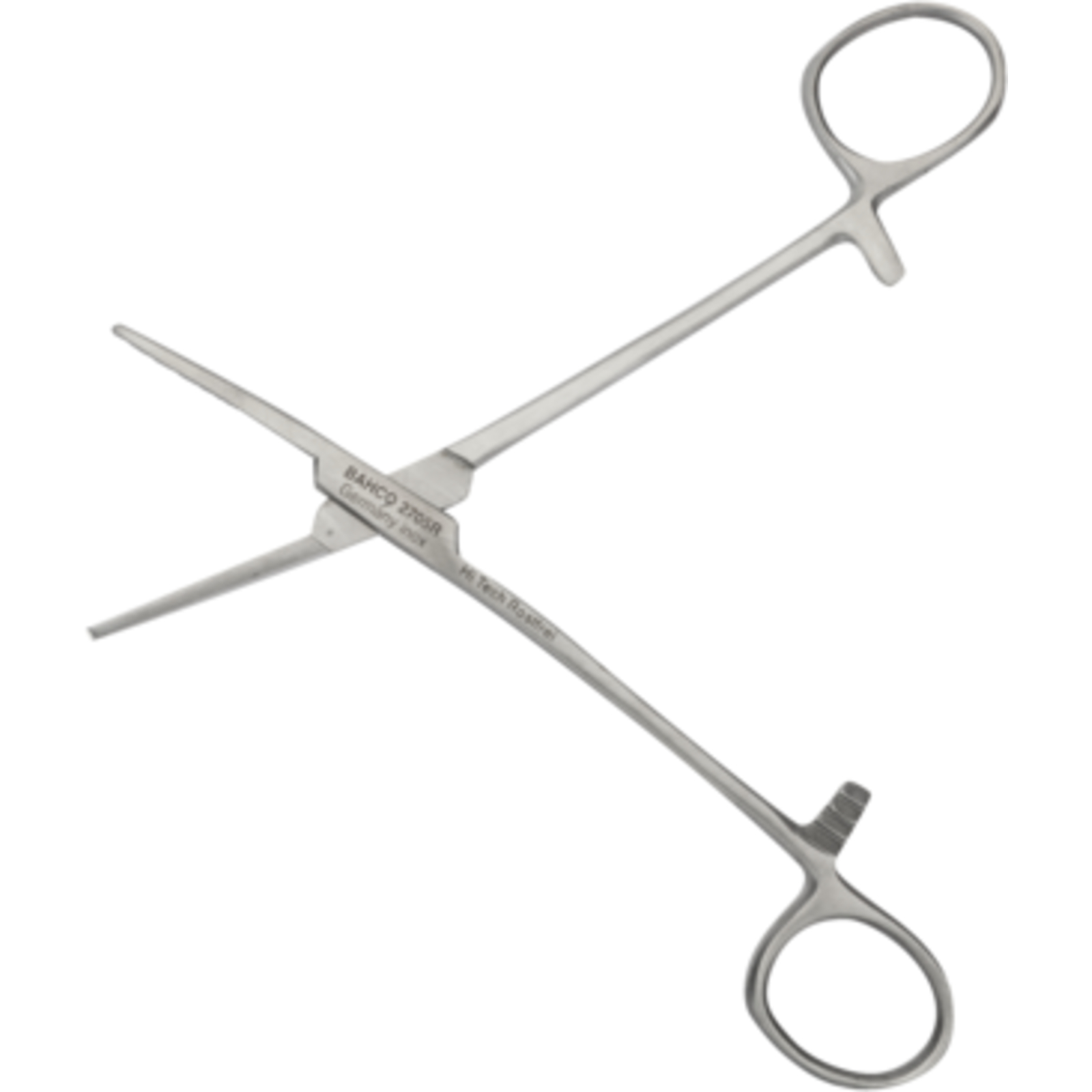 Forceps à tôle mâchoires finement striées 160 mm acier inoxydable avec verrouillage BAHCO - 2705R
