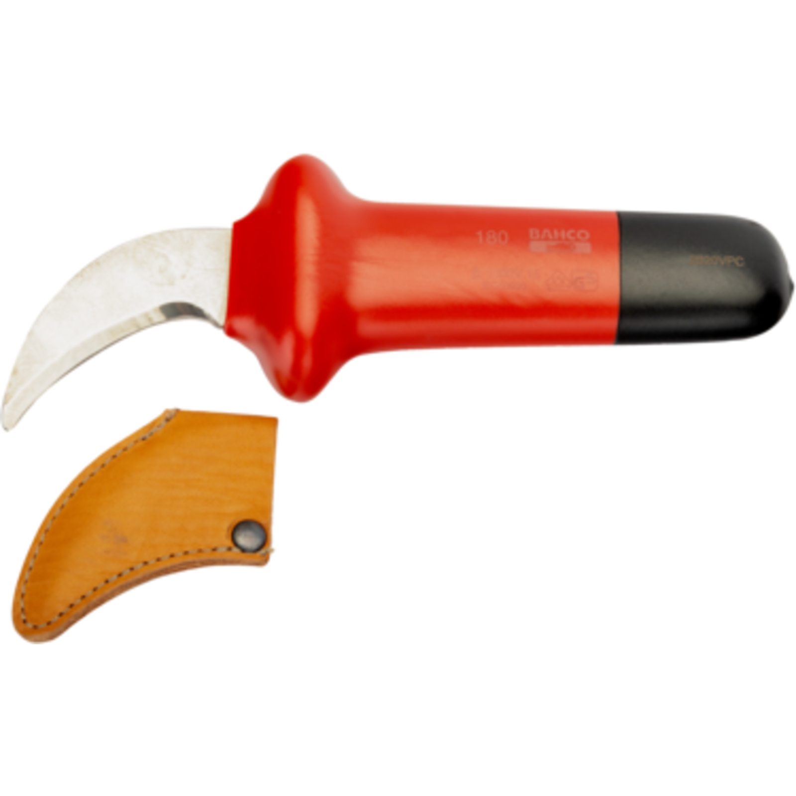 Couteau lame courbe isolé VDE 50 mm 1000 V BAHCO - 2820VPC