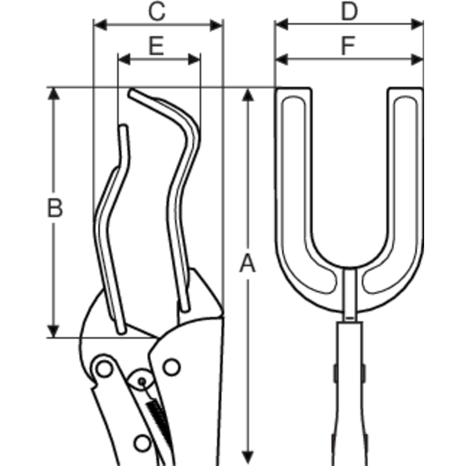 Pince-étau tubes capacité 90 mm finition chromée BAHCO - 2966-280