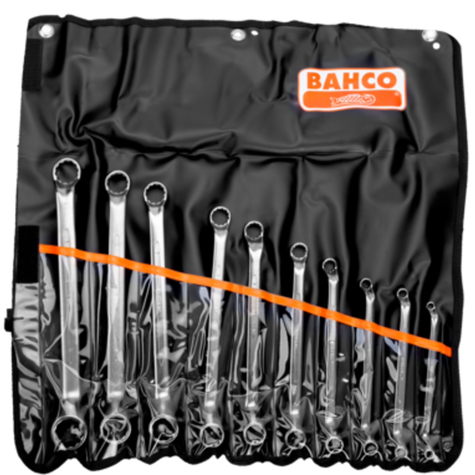Jeu de clés polygonales doubles longues coudées 10 pcs pochette BAHCO - 2M/10T