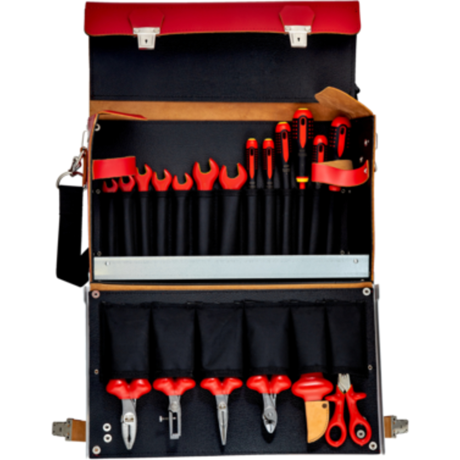 Jeu d'outils isolés 19 pièces mallette cuir 1000 V norme IEC 60900 BAHCO - 3045V-2