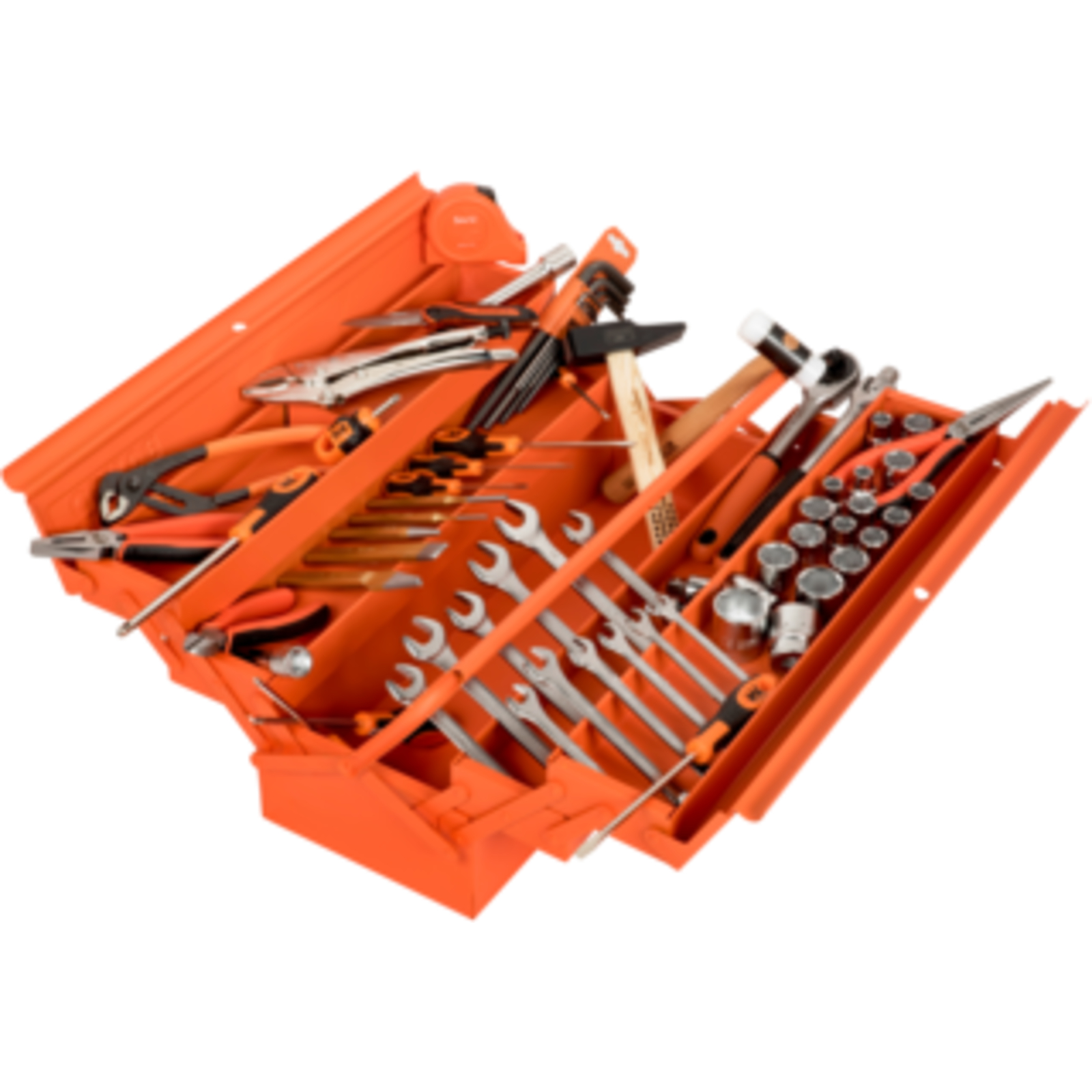 Caisse à outils métallique 69 pièces usage général avec 5 compartiments BAHCO - 3149-ORTS1