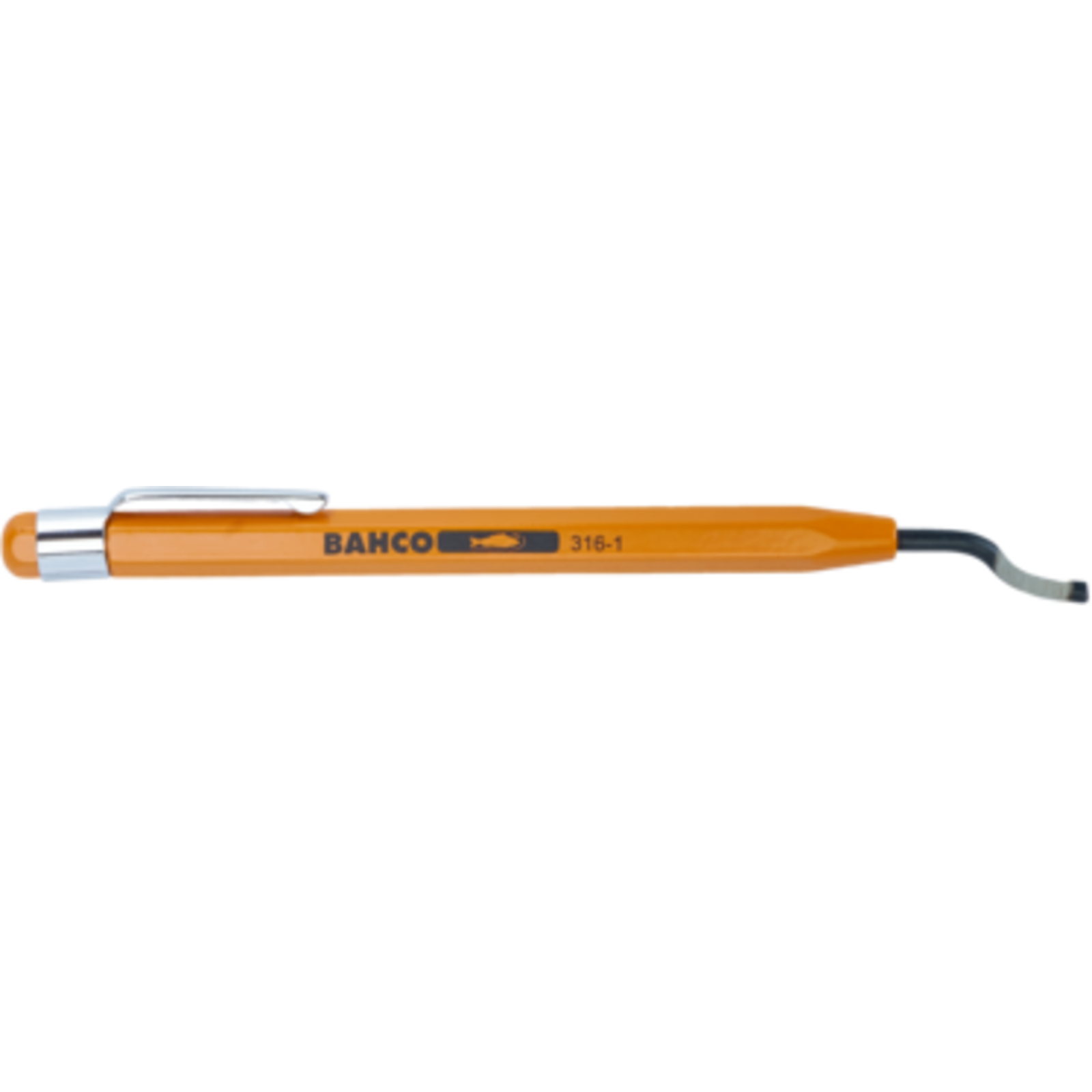 Crayon ébavureur 10 mm aluminium lame HSS pour tubes 143 mm BAHCO - 316-1