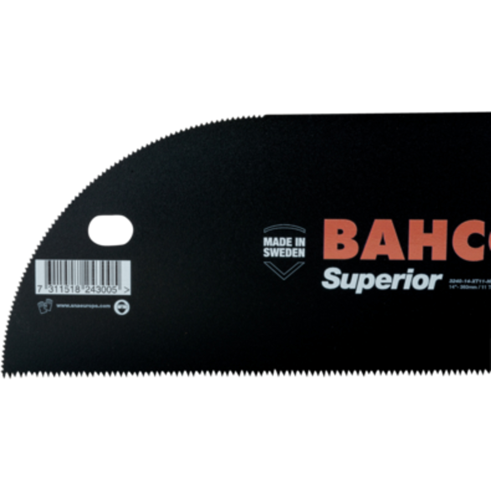 Scie à panneaux 350 mm 11/12 dents contreplaqué et plastique BAHCO - 3240-14-XT11-HP