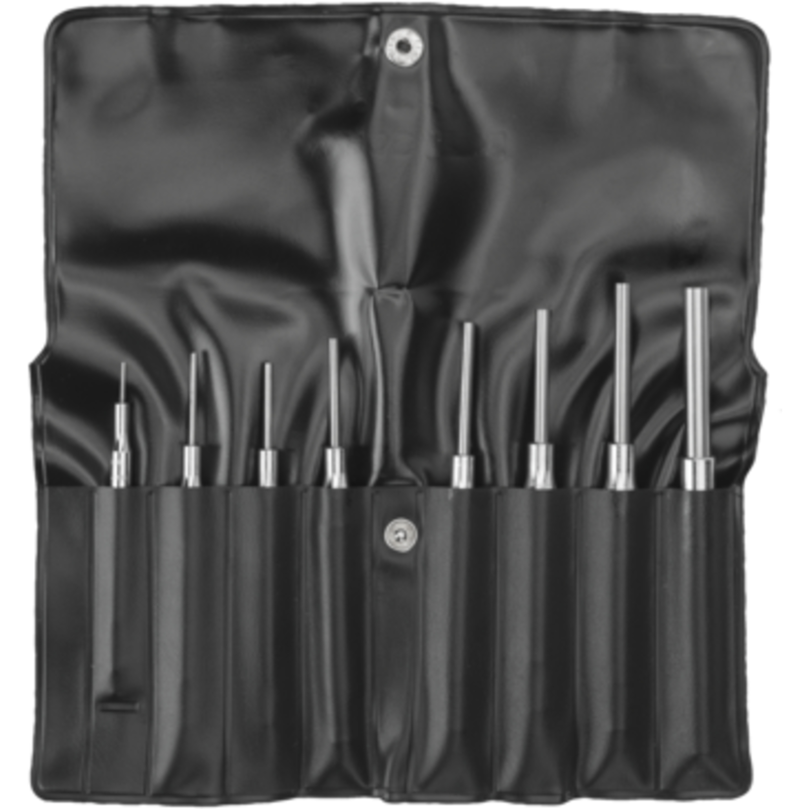 Jeu de chasse-goupilles 8 pièces avec manchon-guide moleté en étui plastique BAHCO - 3659/8T