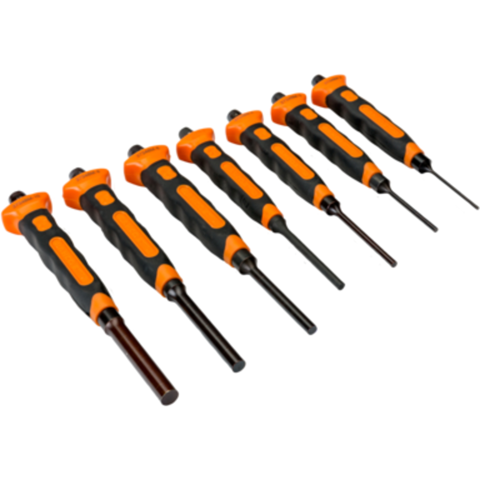 Jeu de chasse-goupilles cylindriques 7 pièces manche bimatière avec plateau BAHCO - 3734BMS/7