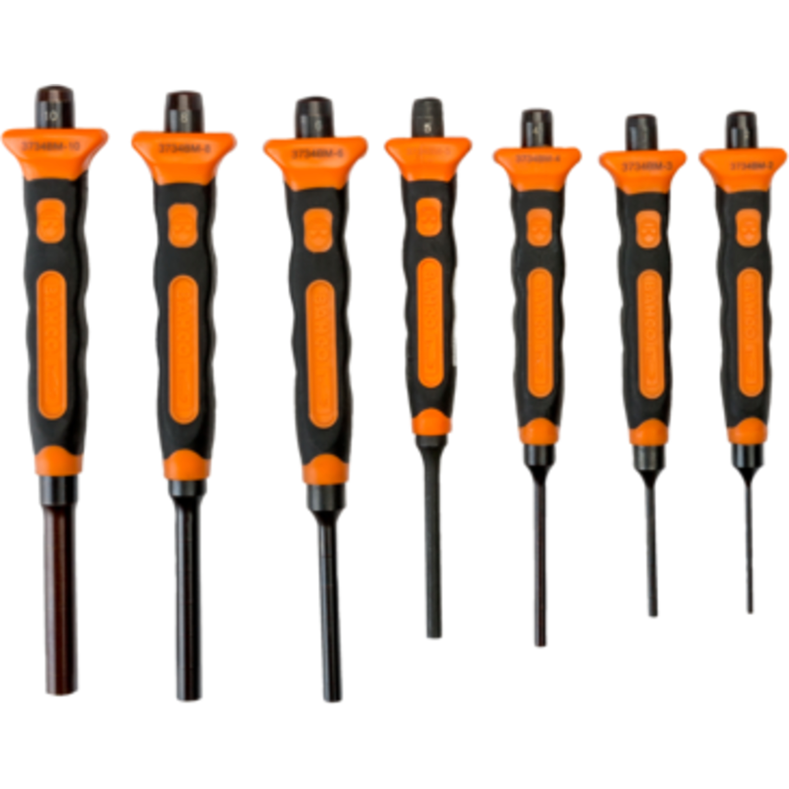 Jeu de chasse-goupilles cylindriques 7 pièces manche bimatière avec plateau BAHCO - 3734BMS/7