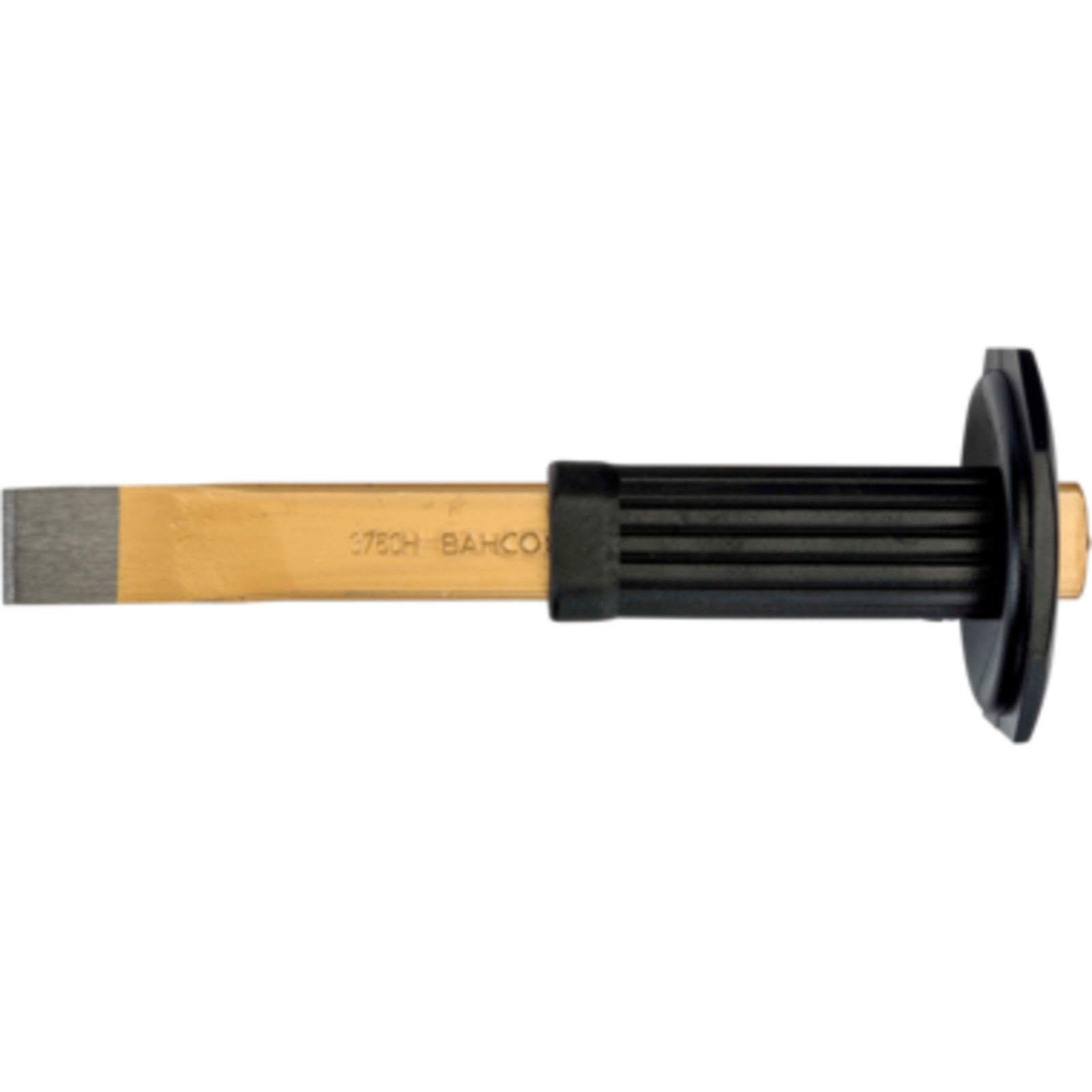 Burin coupe en bout corps plat ovale 240 mm avec protège-main BAHCO - 3750H