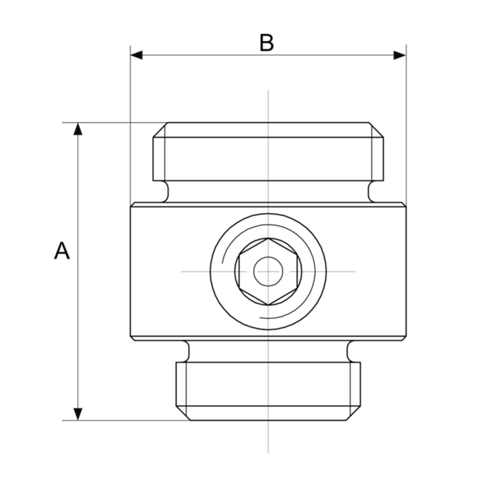 Adaptateur pour agrandir trous scies trépans toutes tailles avec clé 6 pans BAHCO - 3834-UPSIZE