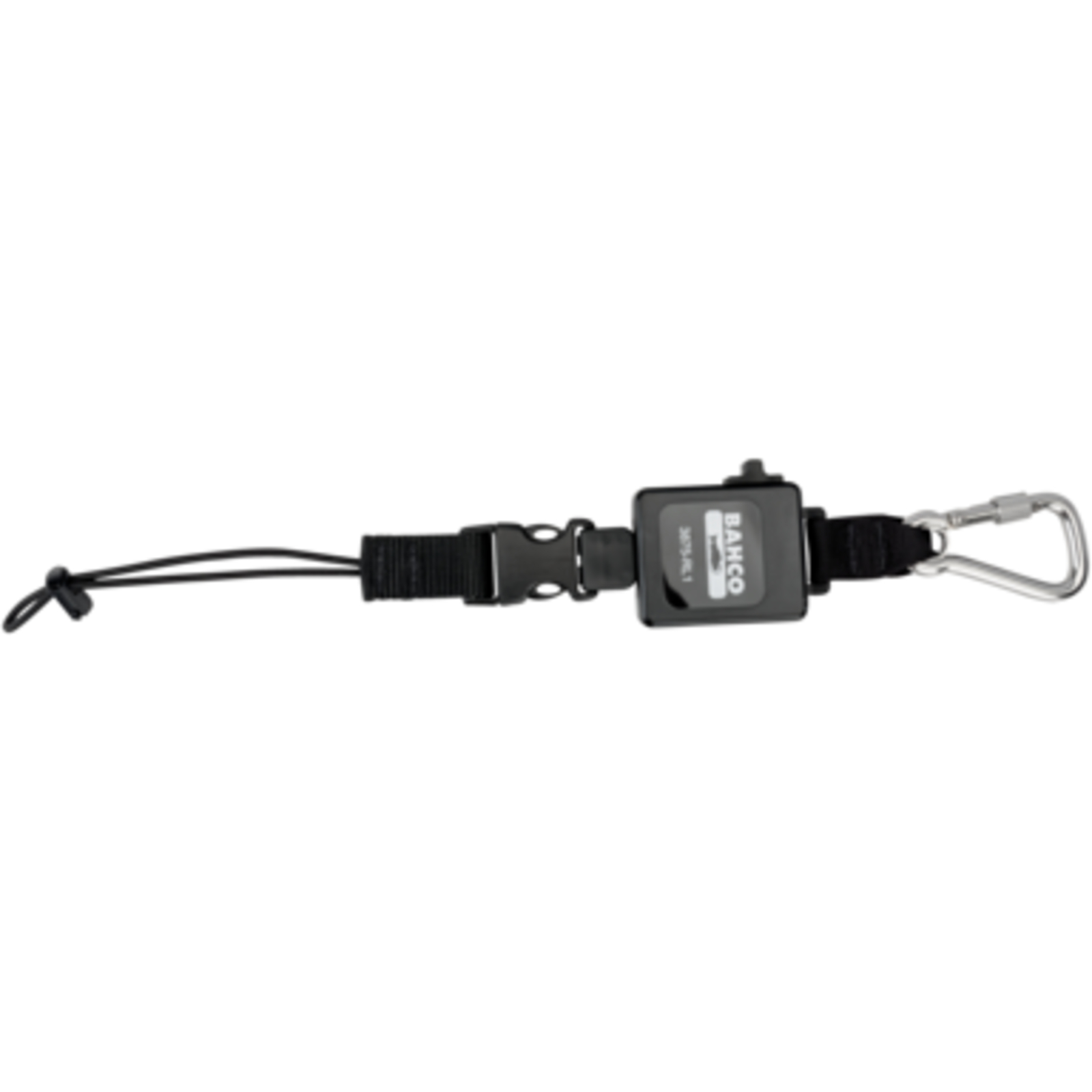 Lanière rétractable 0,9 kg 1 m avec mousqueton non détachable BAHCO - 3875-RL1