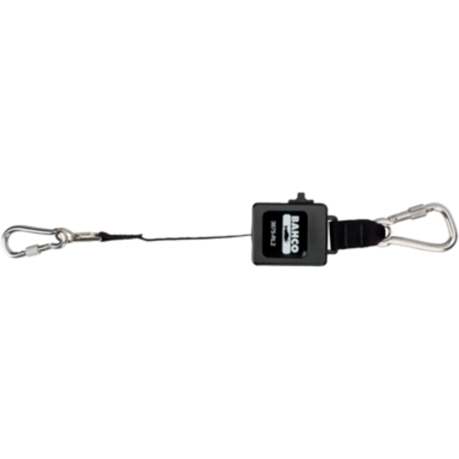 Lanière rétractable 1 kg 1 m avec mousqueton non détachable BAHCO - 3875-RL2