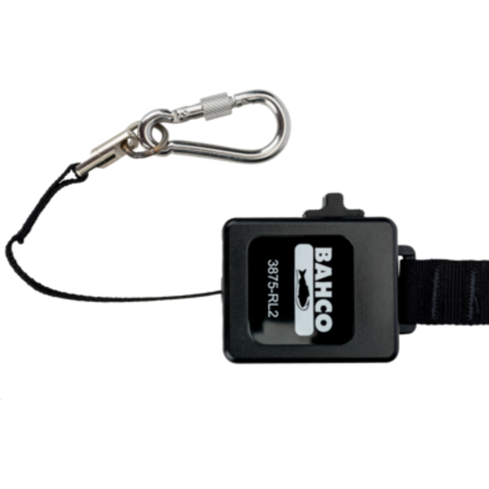 Lanière rétractable 1 kg 1 m avec mousqueton non détachable BAHCO - 3875-RL2