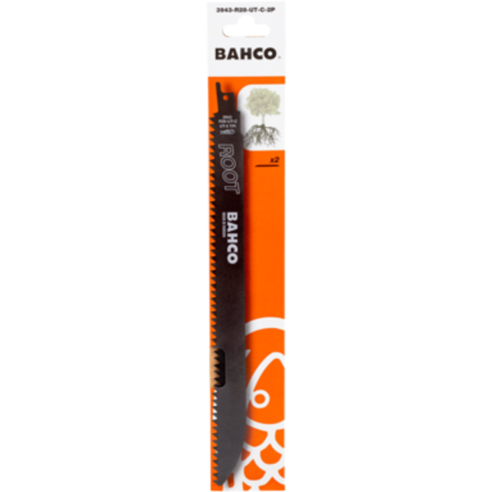 Lame scie sabre droite 280 mm 5 dents/pouce coupe grossière BAHCO - 3943-R28-UT-C-2P