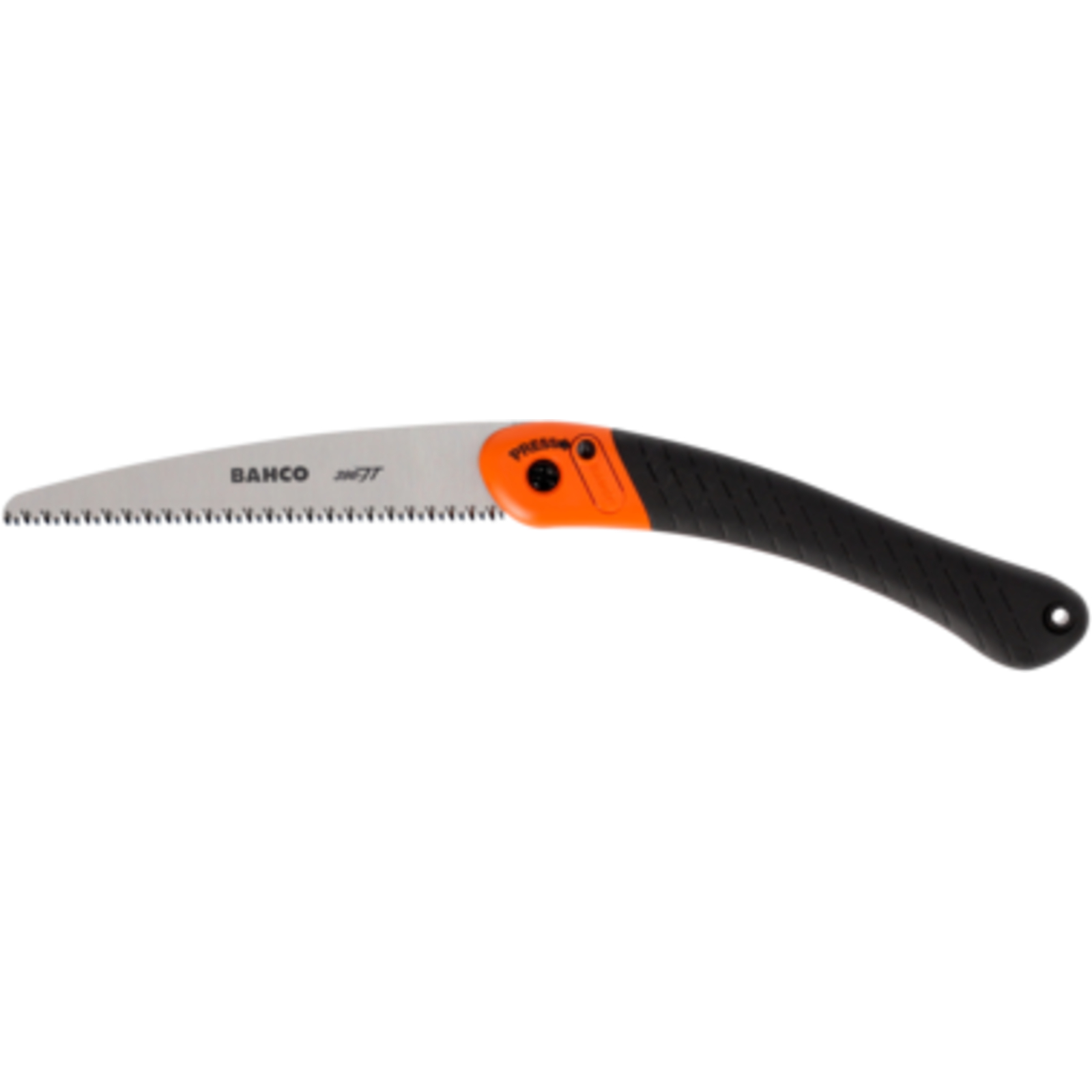 Scie arboricole repliable 190 mm 7 dents au pouce poignée bimatière BAHCO - 396-JT