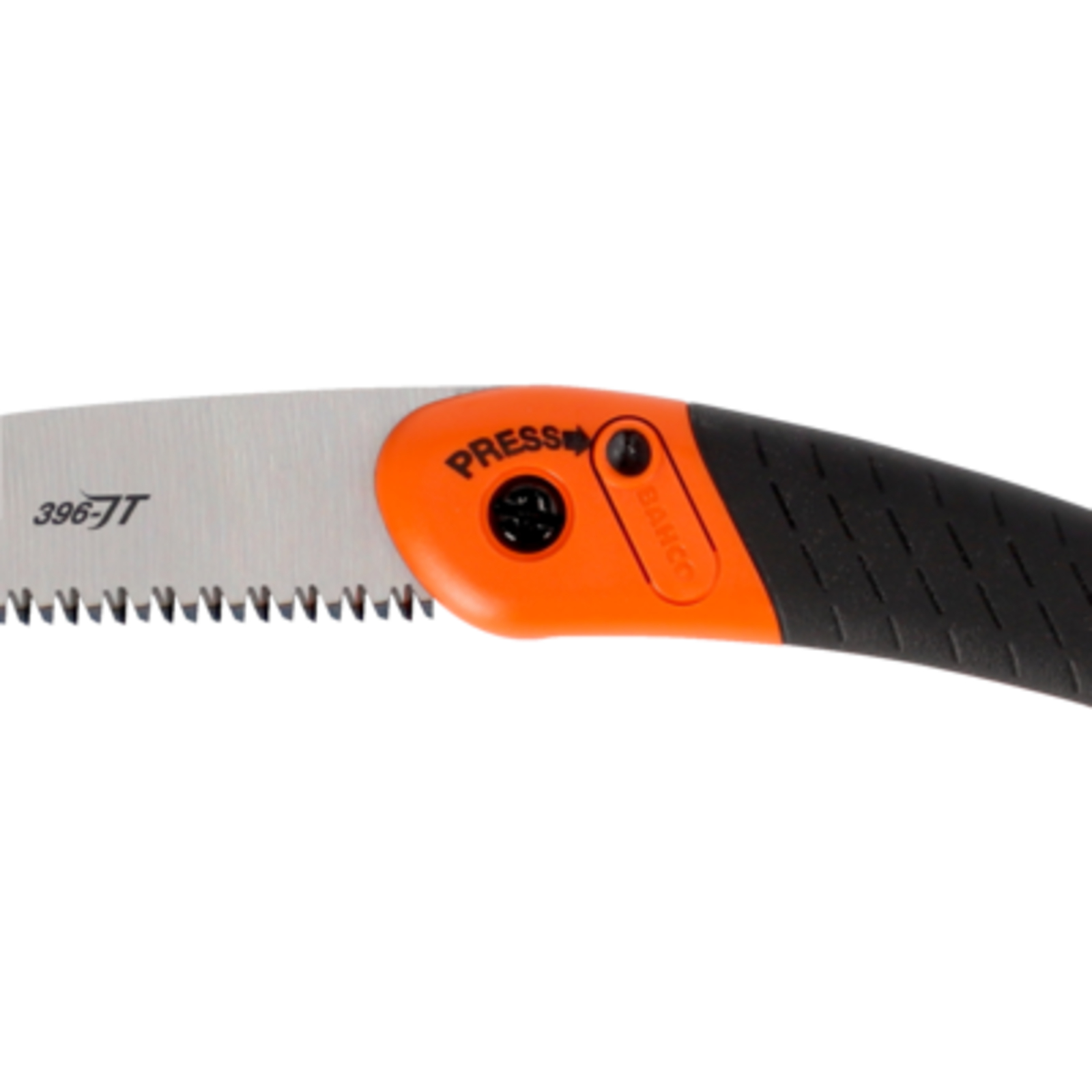 Scie arboricole repliable 190 mm 7 dents au pouce poignée bimatière BAHCO - 396-JT
