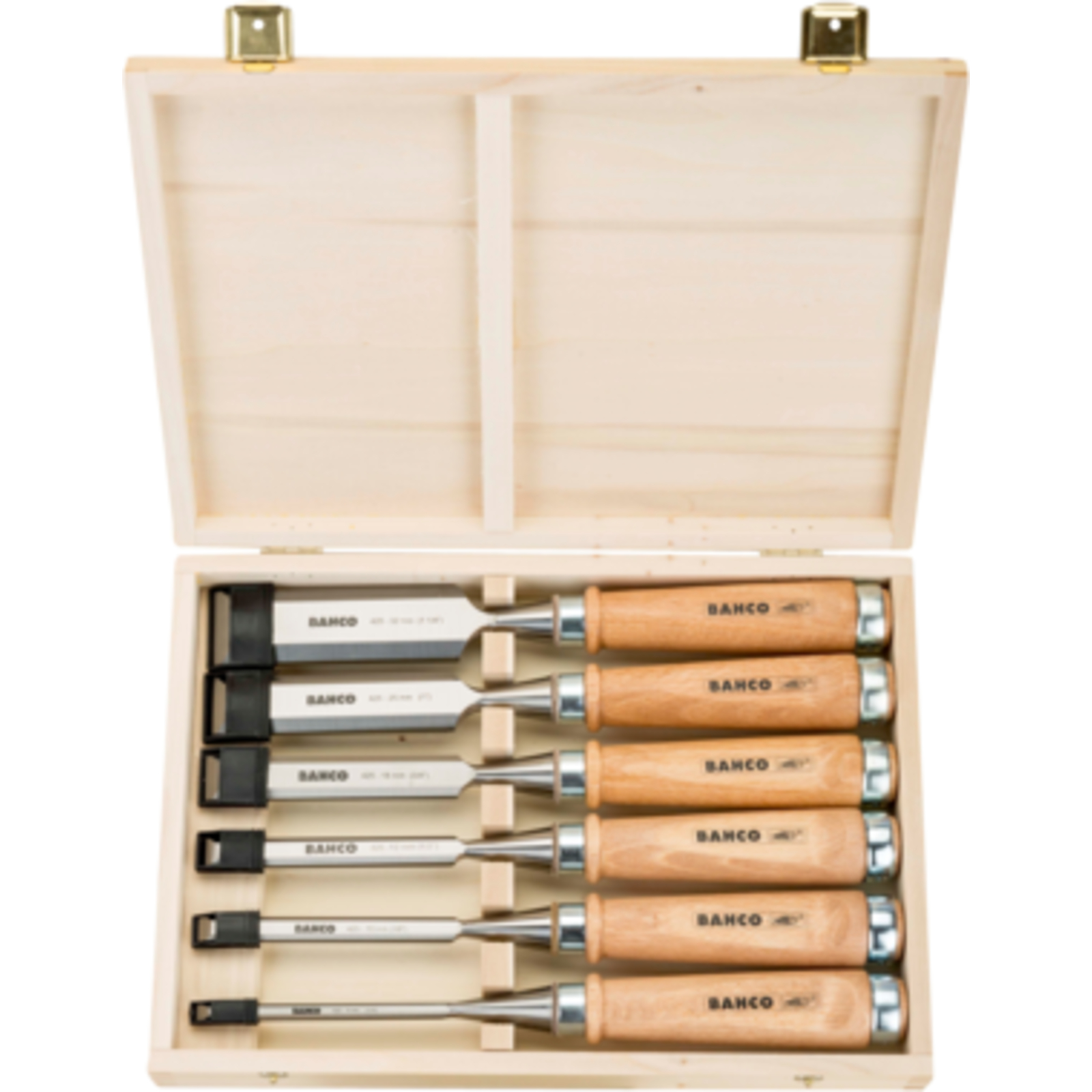 Jeu de burins bois 6 pièces avec coffret BAHCO - 425-083