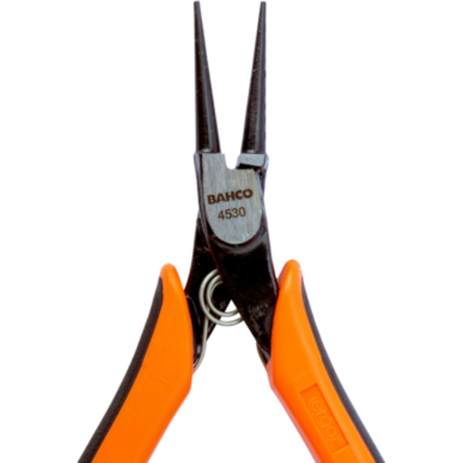 Pince à bec rond compacte 135 mm avec poignées bimatière ERGO finition phosphatée BAHCO - 4530