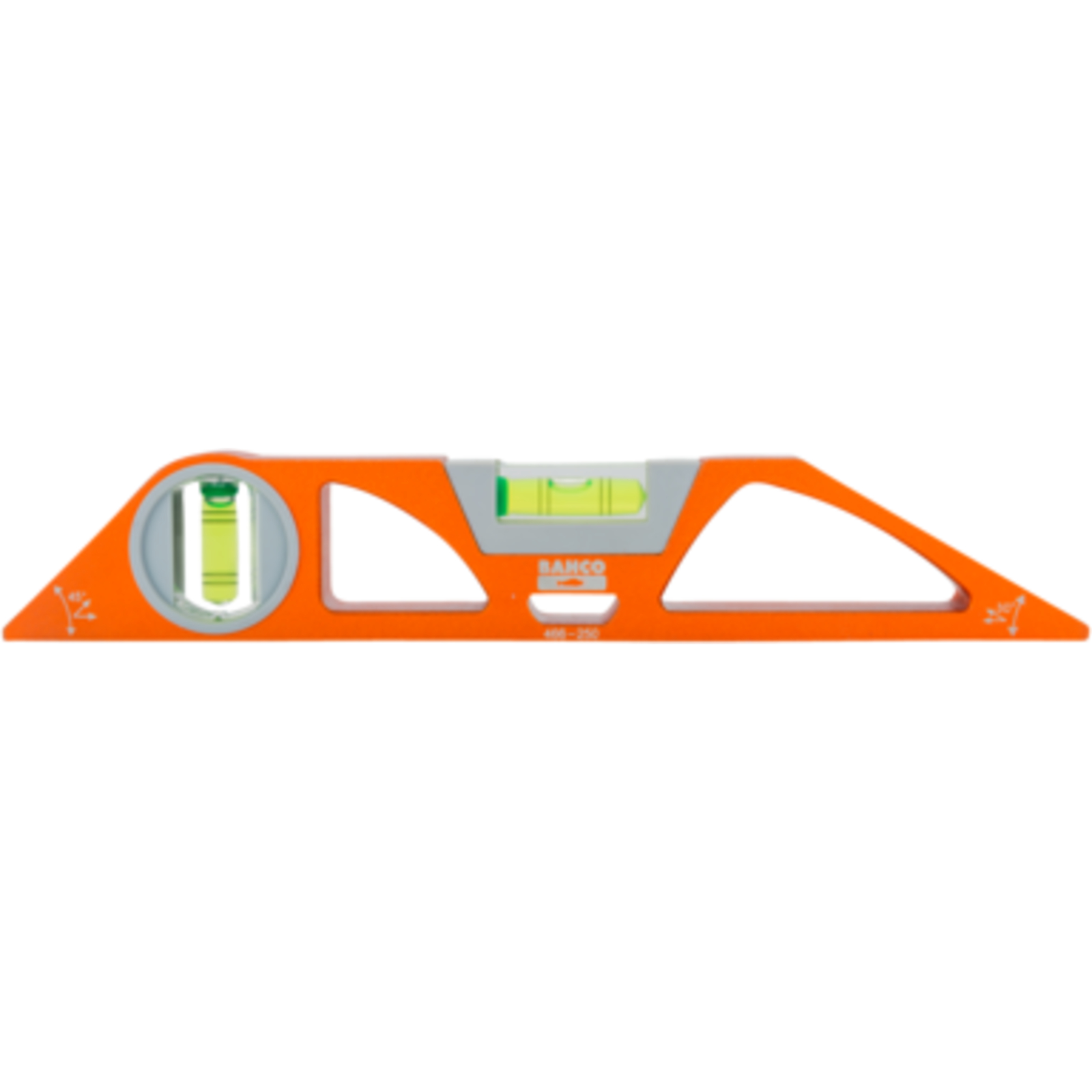 Niveau d'échafaudage aluminium 250 mm semelle magnétique BAHCO - 466-250