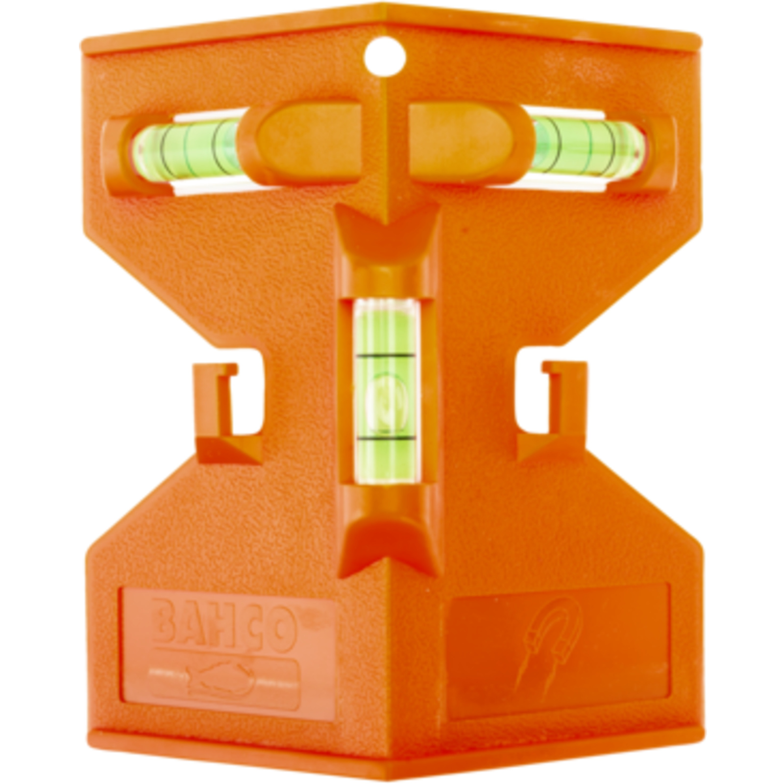 Niveau à bulle magnétique 80 mm pour poteaux bois ou métal avec aimant intégré BAHCO - 466-POST