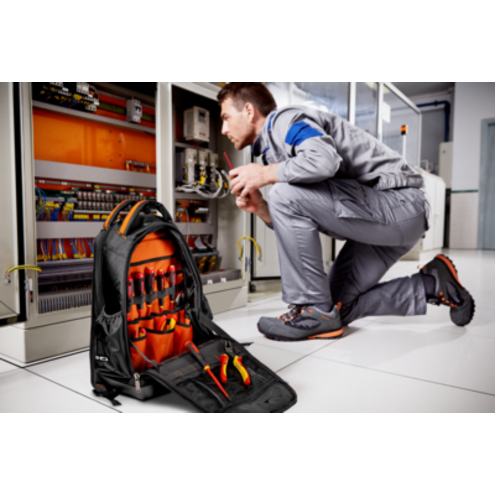Sac à dos outilage grande capacité étanche avec base rigide et emplacement ordinateur BAHCO - 4750FB8