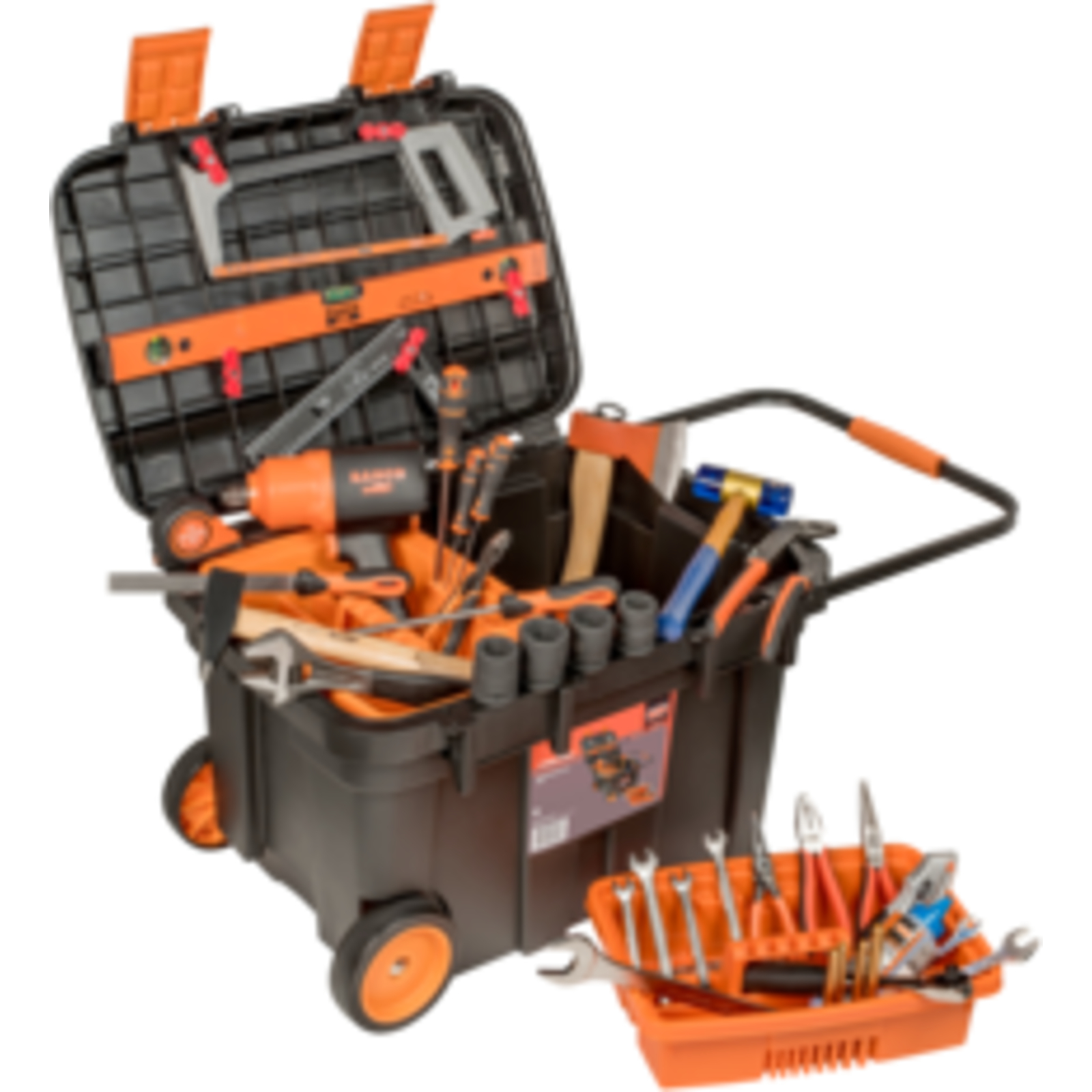 Boîte à outils usage intensif 670 mm 78 L 2 plateaux cadenassable BAHCO - 4750PTBW67