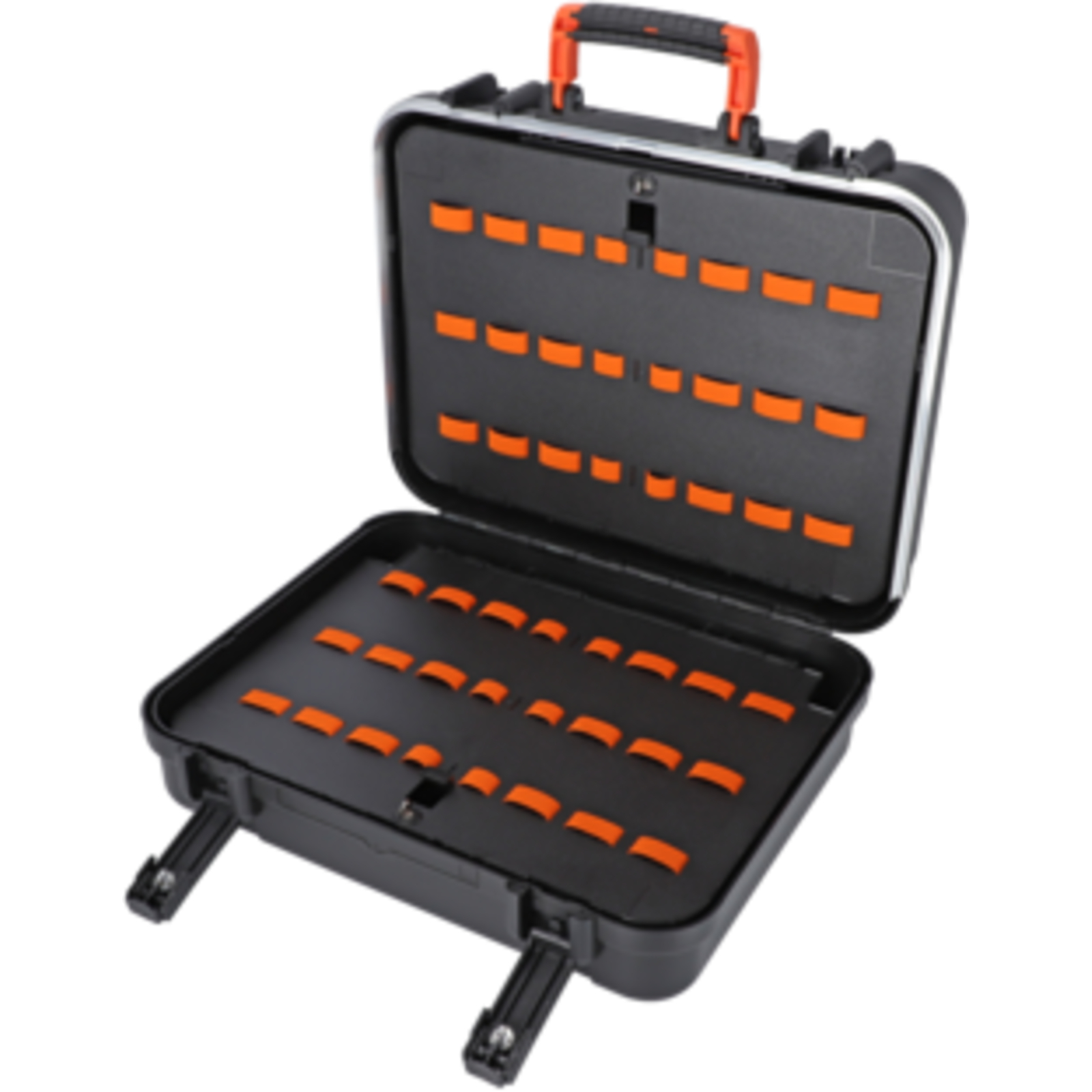 Boîte à outils rigide 23 L avec fermeture clé et compartiments BAHCO - 4750RC01