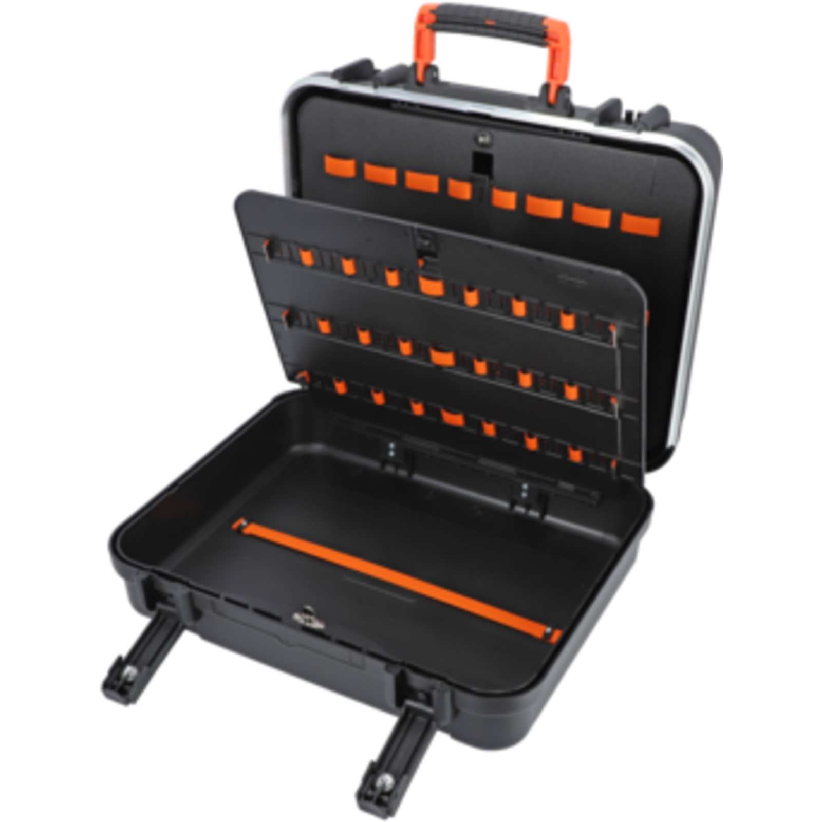 Boîte à outils rigide 23 L avec fermeture clé et compartiments BAHCO - 4750RC01