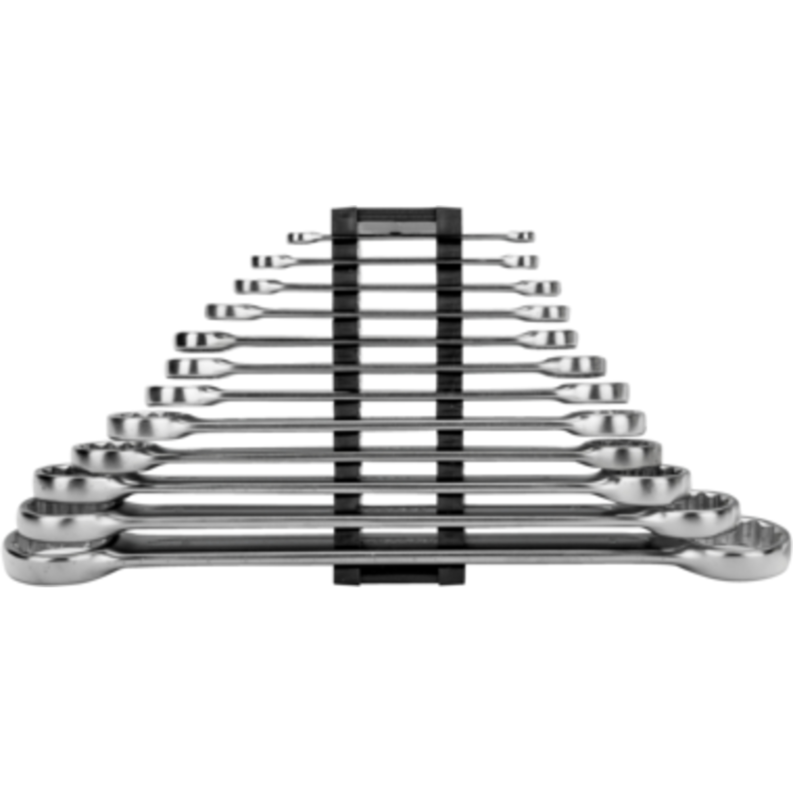 Jeu de clés polygonales doubles métriques 12 pcs avec finition chromée BAHCO - 4M/12C