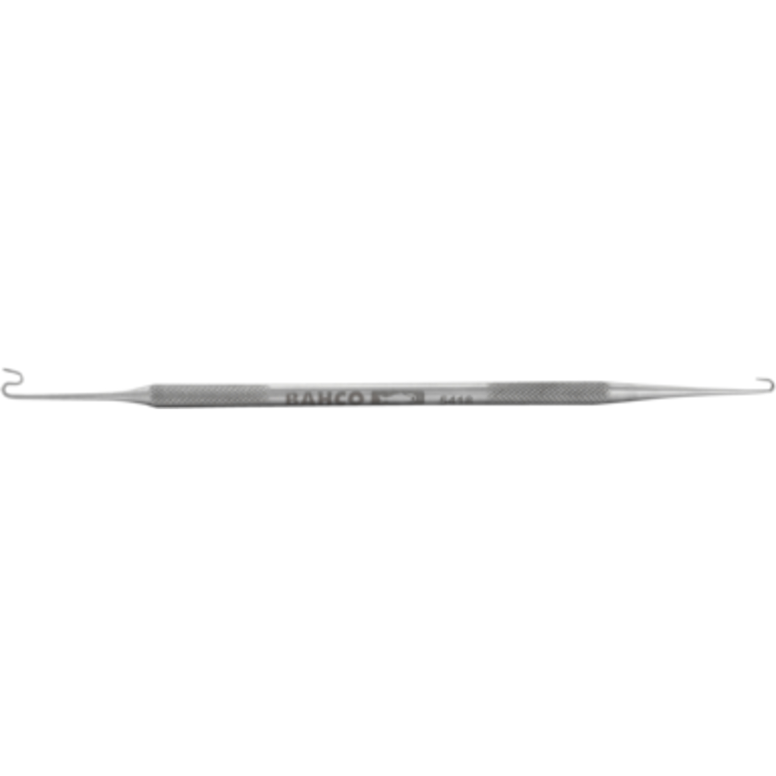 Fil à double extrémité et tire-ressorts manche 6 pans moleté 145 mm inox BAHCO - 5418