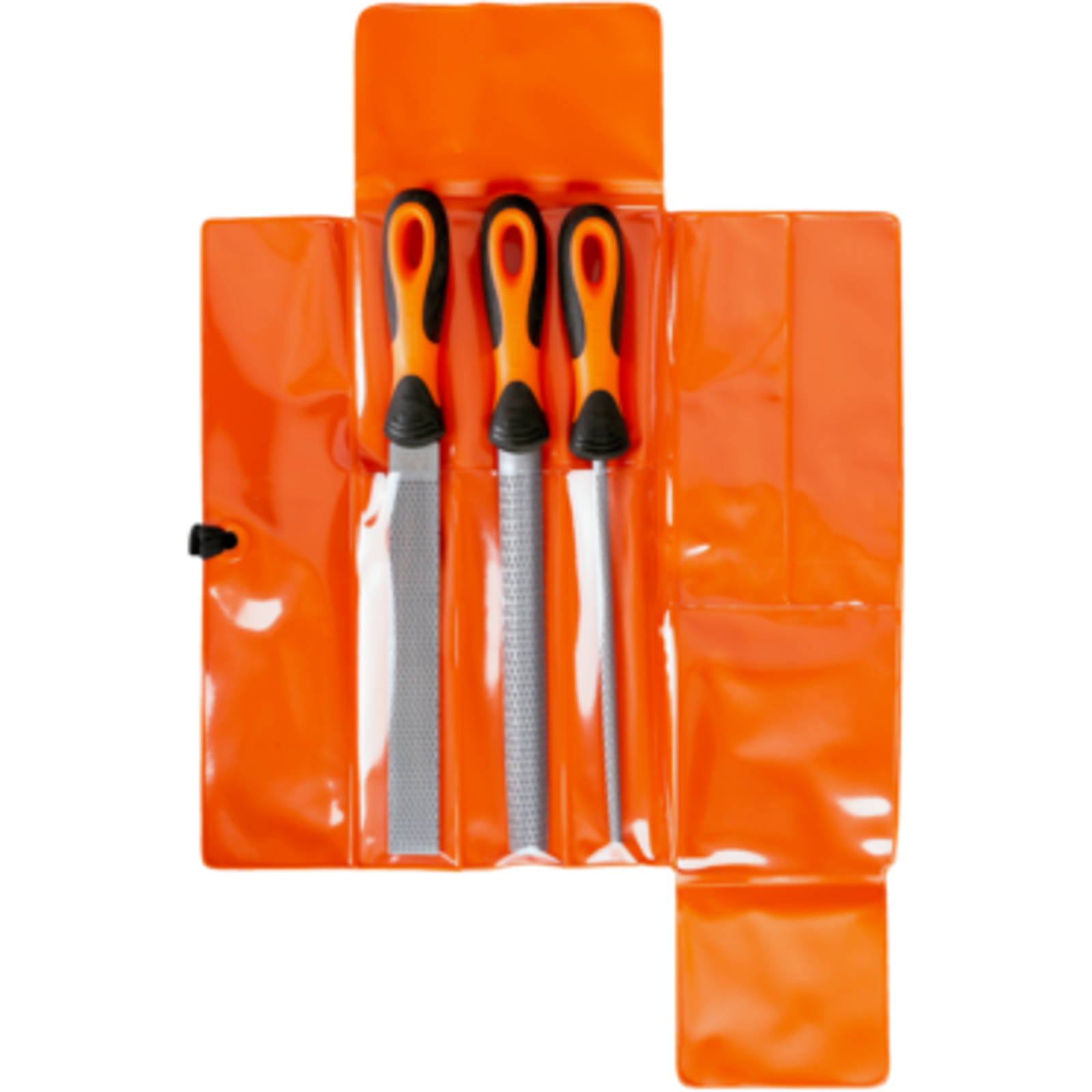 Jeu de râpes mi-douce 200 mm ERGO 3 pcs avec manche bimatière BAHCO - 6-470-08-2-2