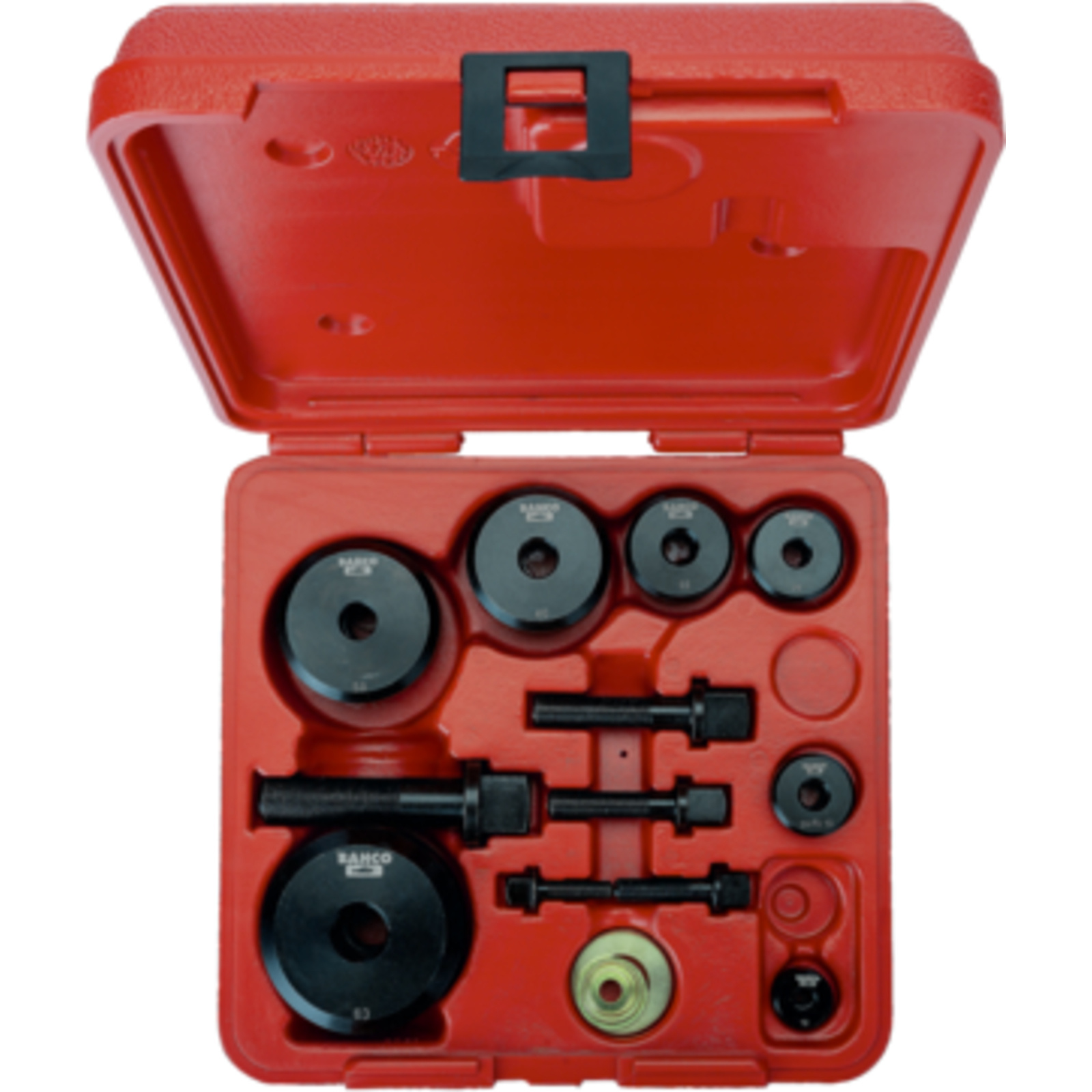 Jeu d’emporte-pièces 7 pièces pour trous 16 à 63 mm en acier jusqu’à 2 mm BAHCO - 69079019P