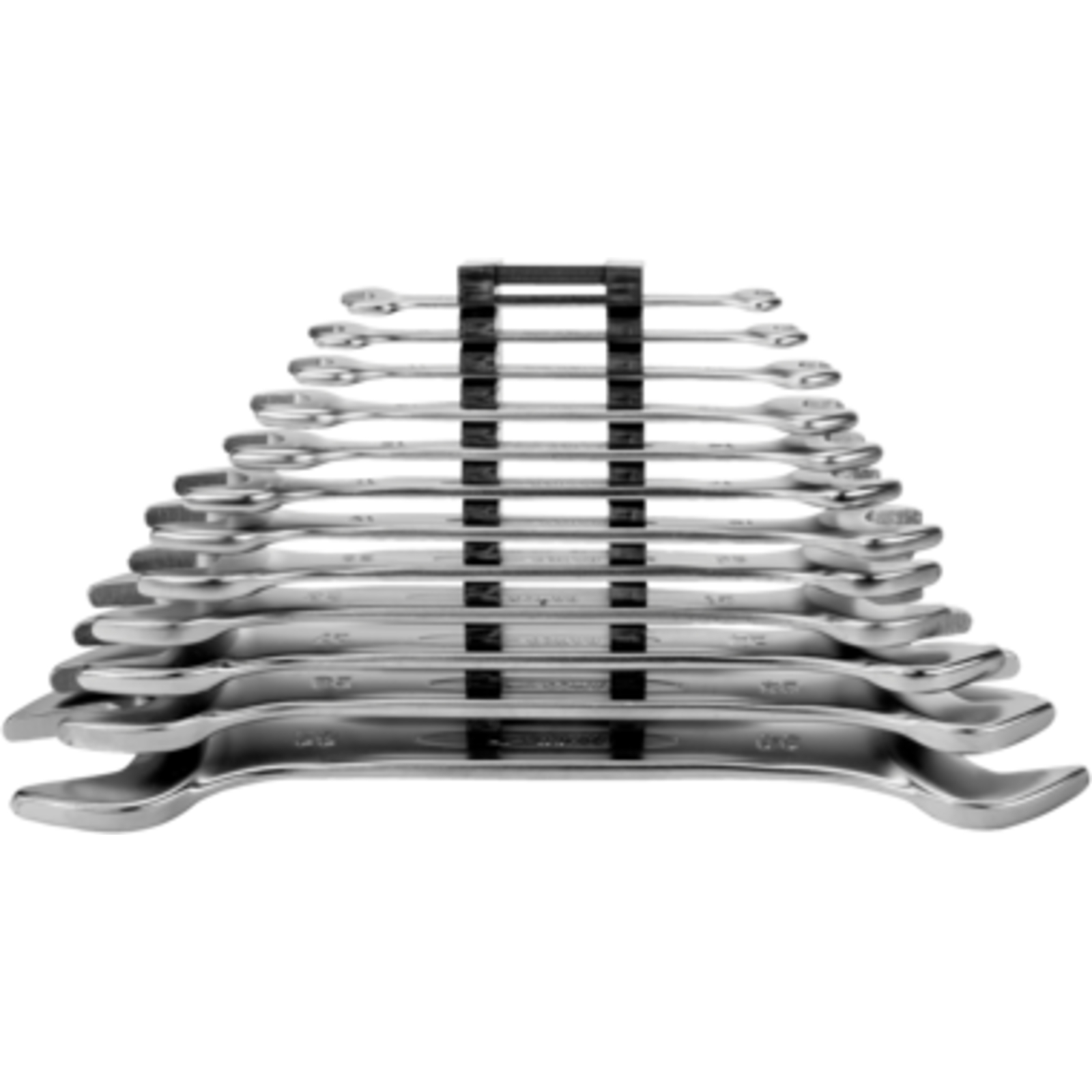 Jeu de clés à fourche doubles métriques 12 pièces avec clip plastique BAHCO - 6M/12C