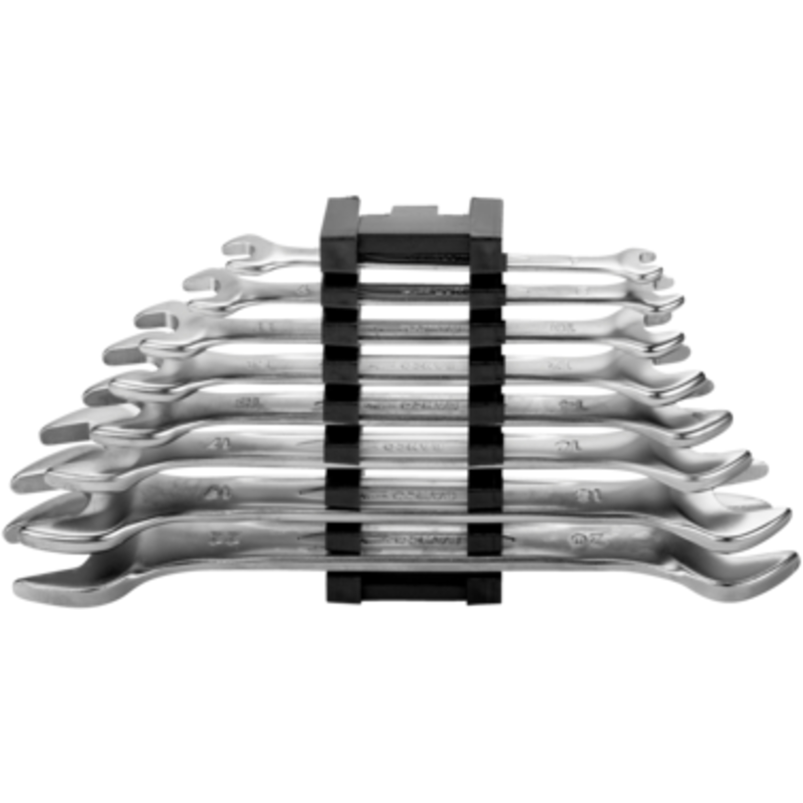 Jeu de clés à fourche doubles métriques 8 pièces avec clip plastique BAHCO - 6M/8C