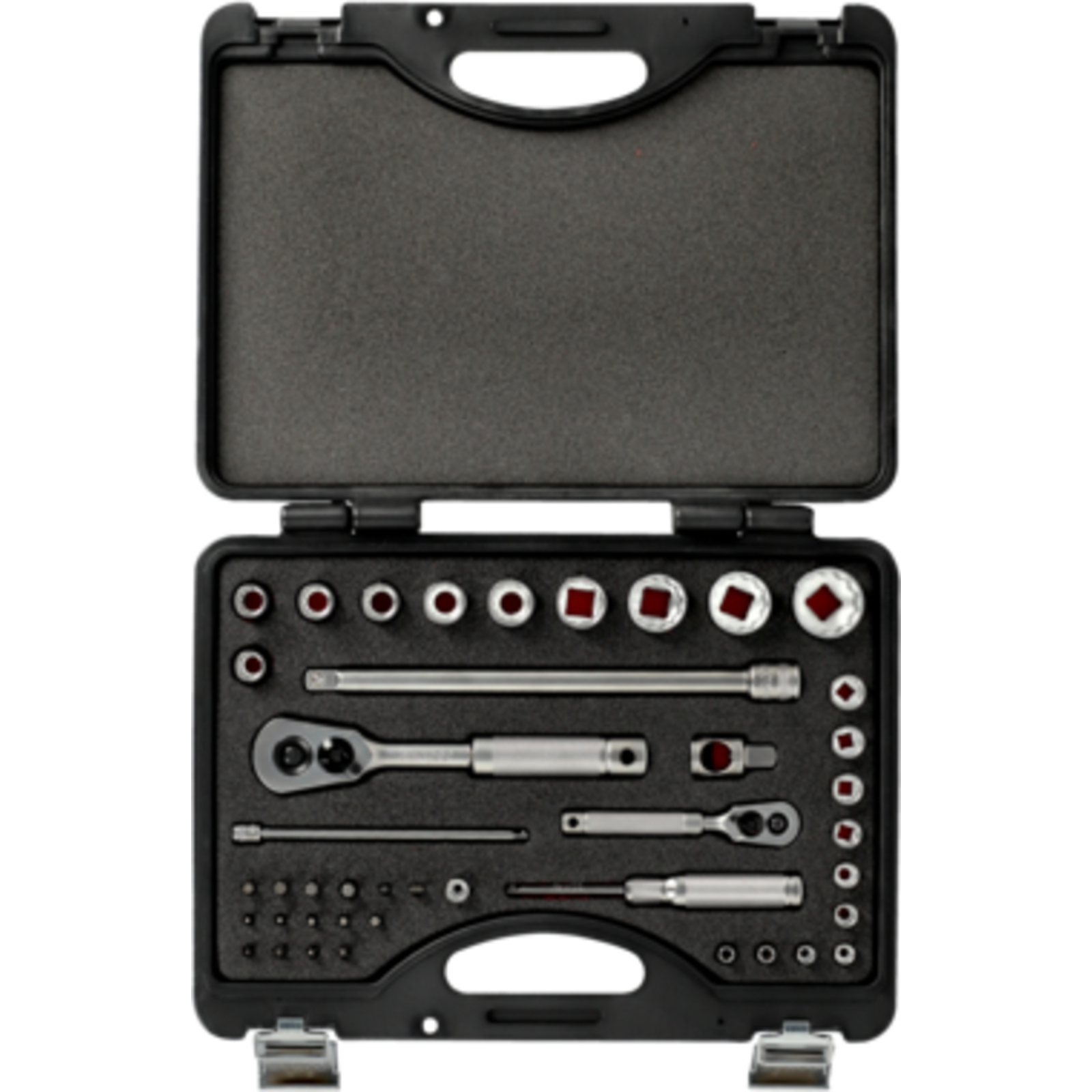 Coffret de douilles 12 pans 1/4