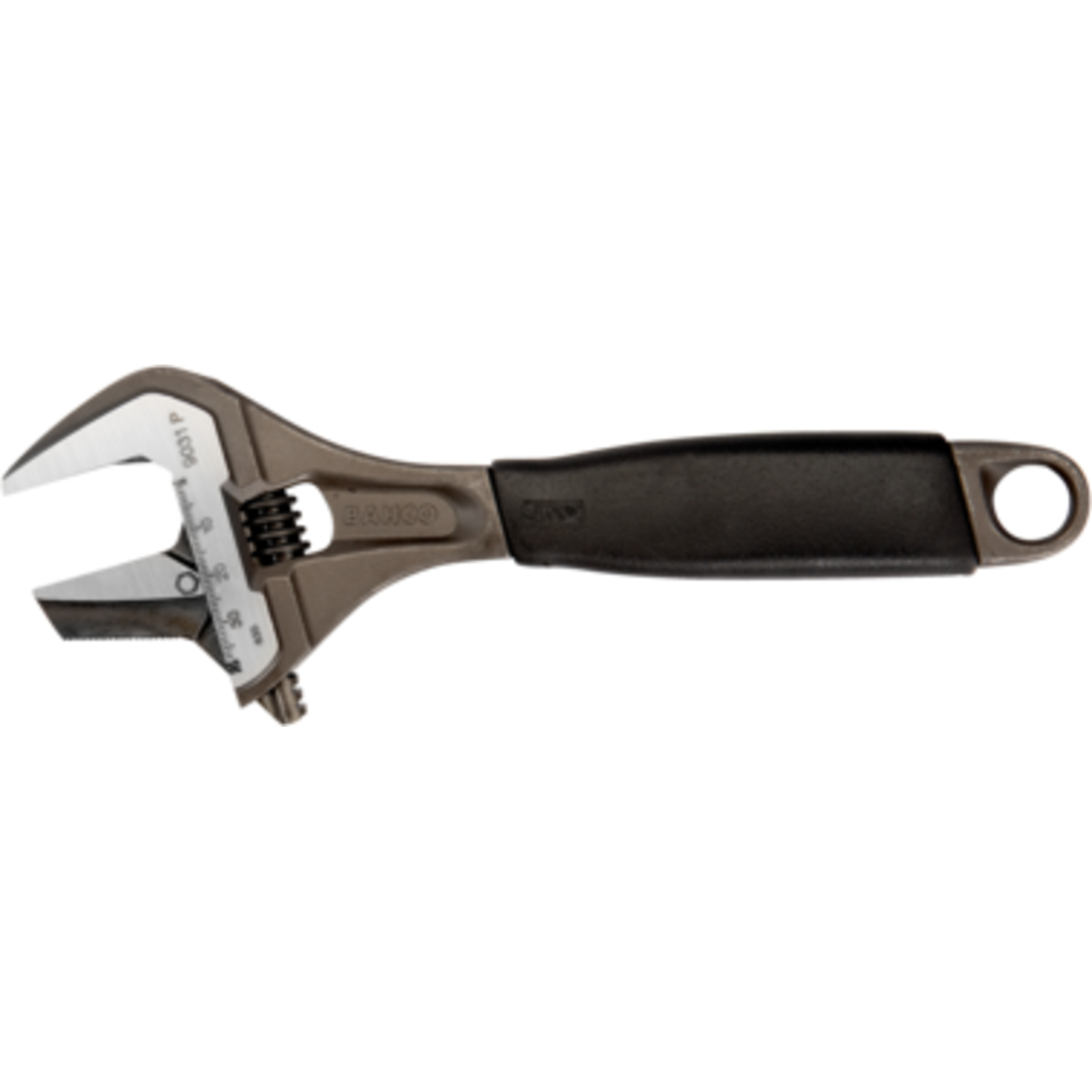 Clé à molette ouverture 39 mm manche caoutchouc ERGO 218 mm BAHCO - 9031P