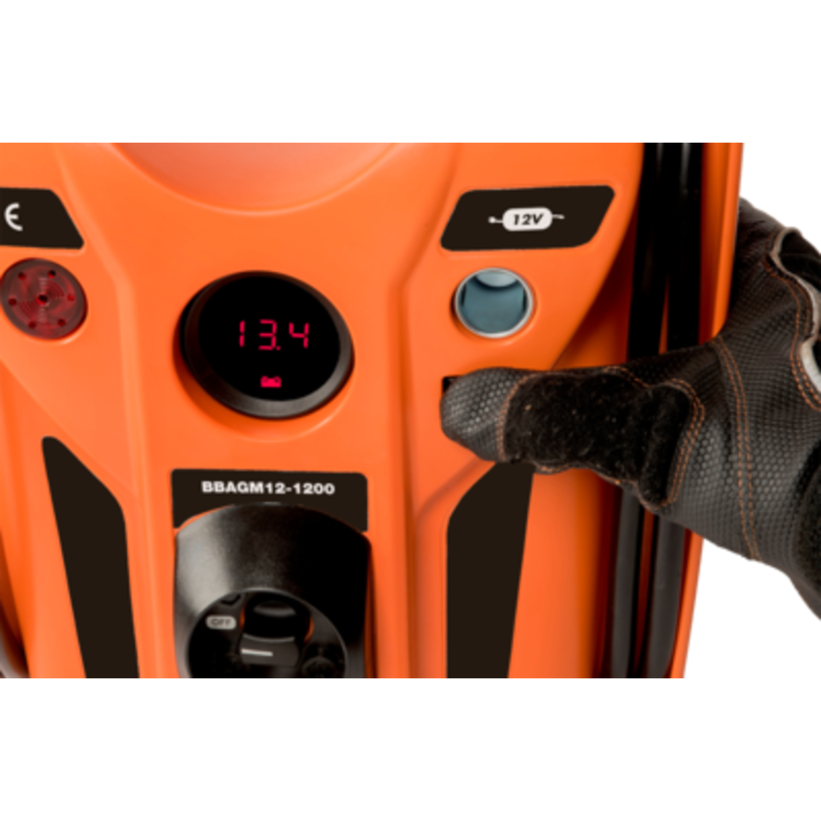 Booster 12 V 1200 A avec voltmètre et chargeur automatique BAHCO - BBAGM12-1200