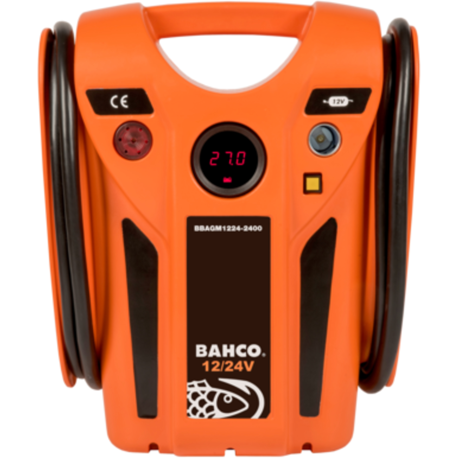 Booster AGM 12/24 V 2400/1200 A avec chargeur BAHCO - BBAGM1224-2400