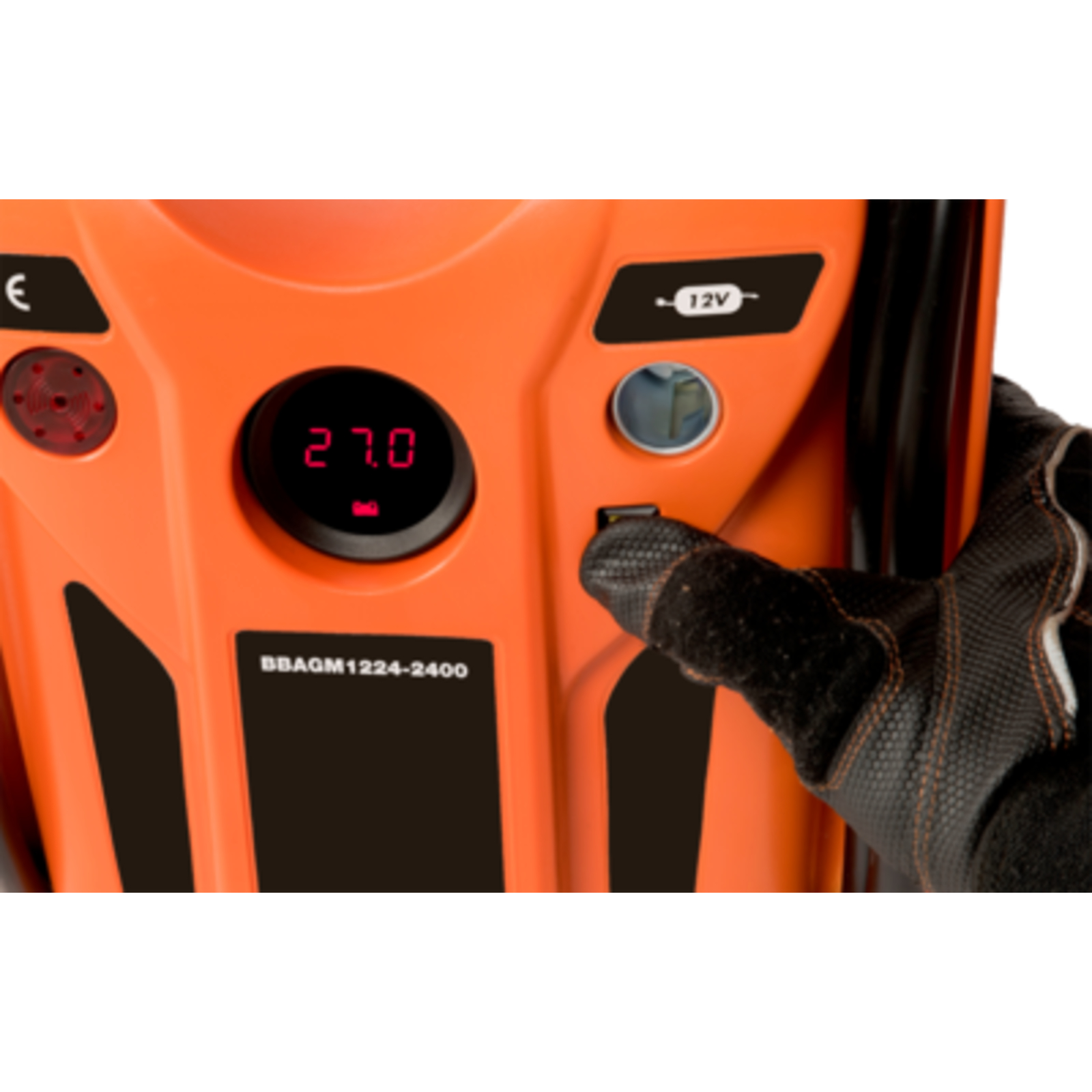 Booster AGM 12/24 V 2400/1200 A avec chargeur BAHCO - BBAGM1224-2400