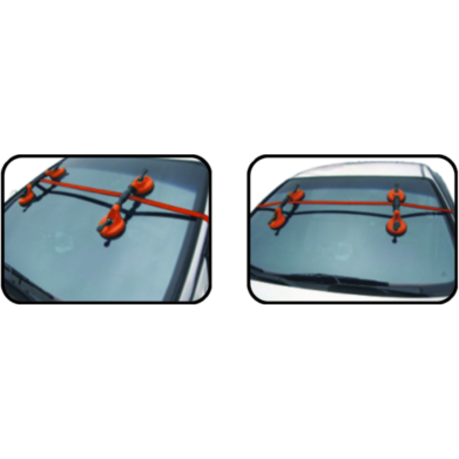 Kit ventouses doubles 120 mm avec sangle 5 m capacité 60 kg BAHCO - BBS150