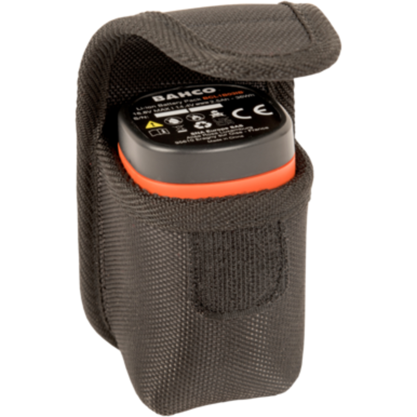 Pochette batterie sécateur nylon polyester velcro réglable BCL1B03IB BAHCO BCL20BP