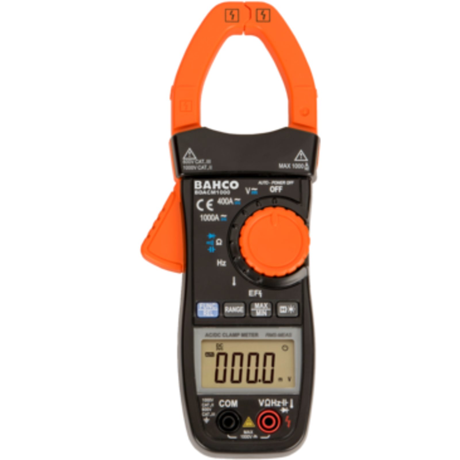 Multimètre pince ampèremétrique True RMS 1 000 A avec câbles et sonde température BAHCO - BDACM1000