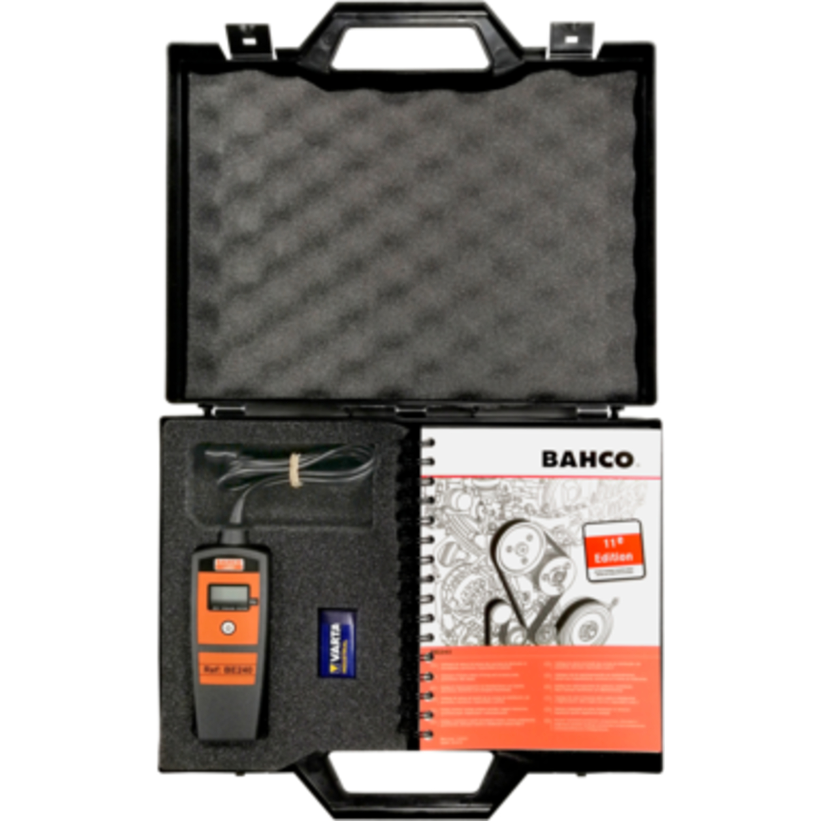 Testeur de tension électronique courroie distribution 30-520 Hz avec boîte BAHCO - BE240