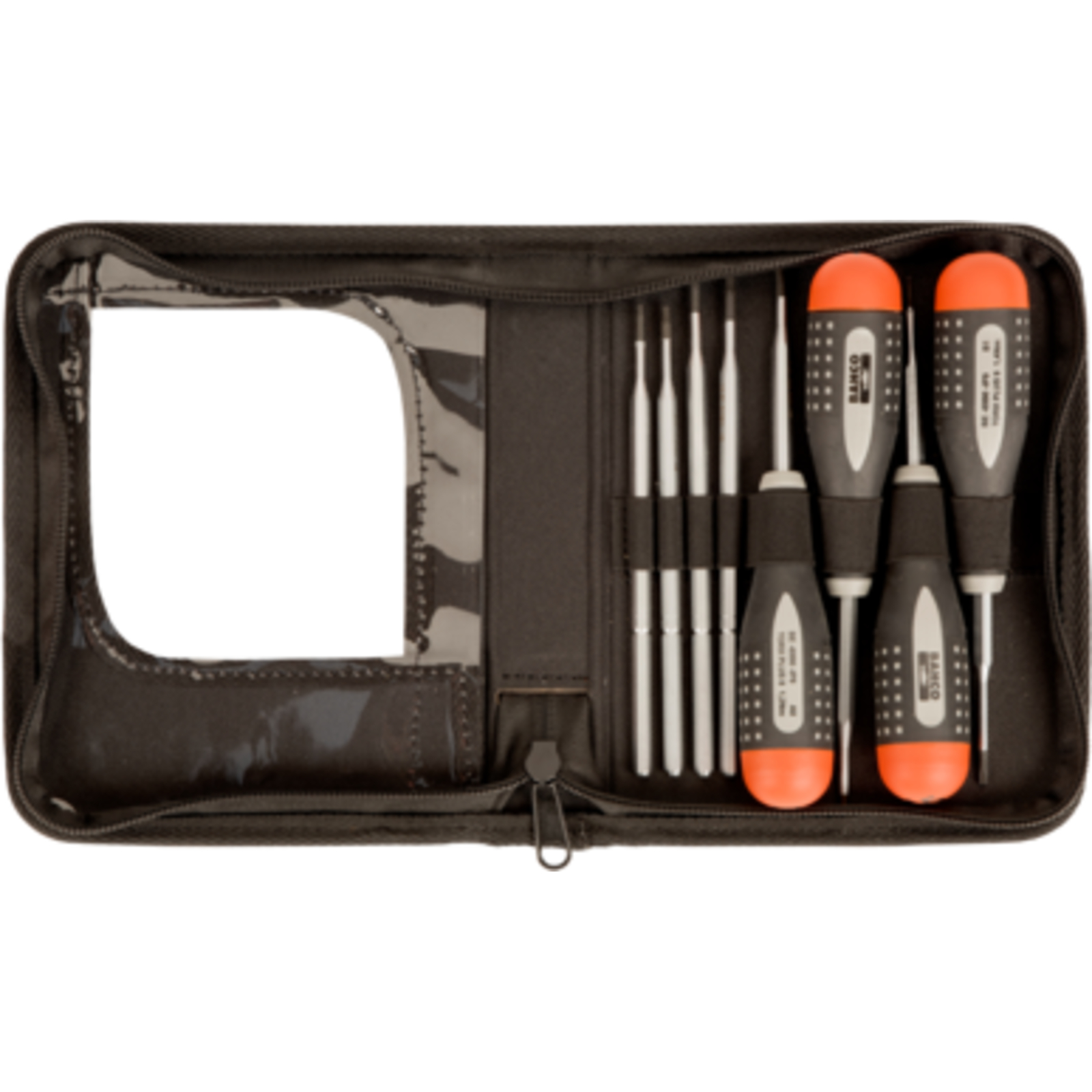 Jeu de tournevis dynamométriques pré-réglés fixes ERGO 4 poignées 8 lames Torx et Torx Plus avec étui BAHCO - BE-6990-IPSET