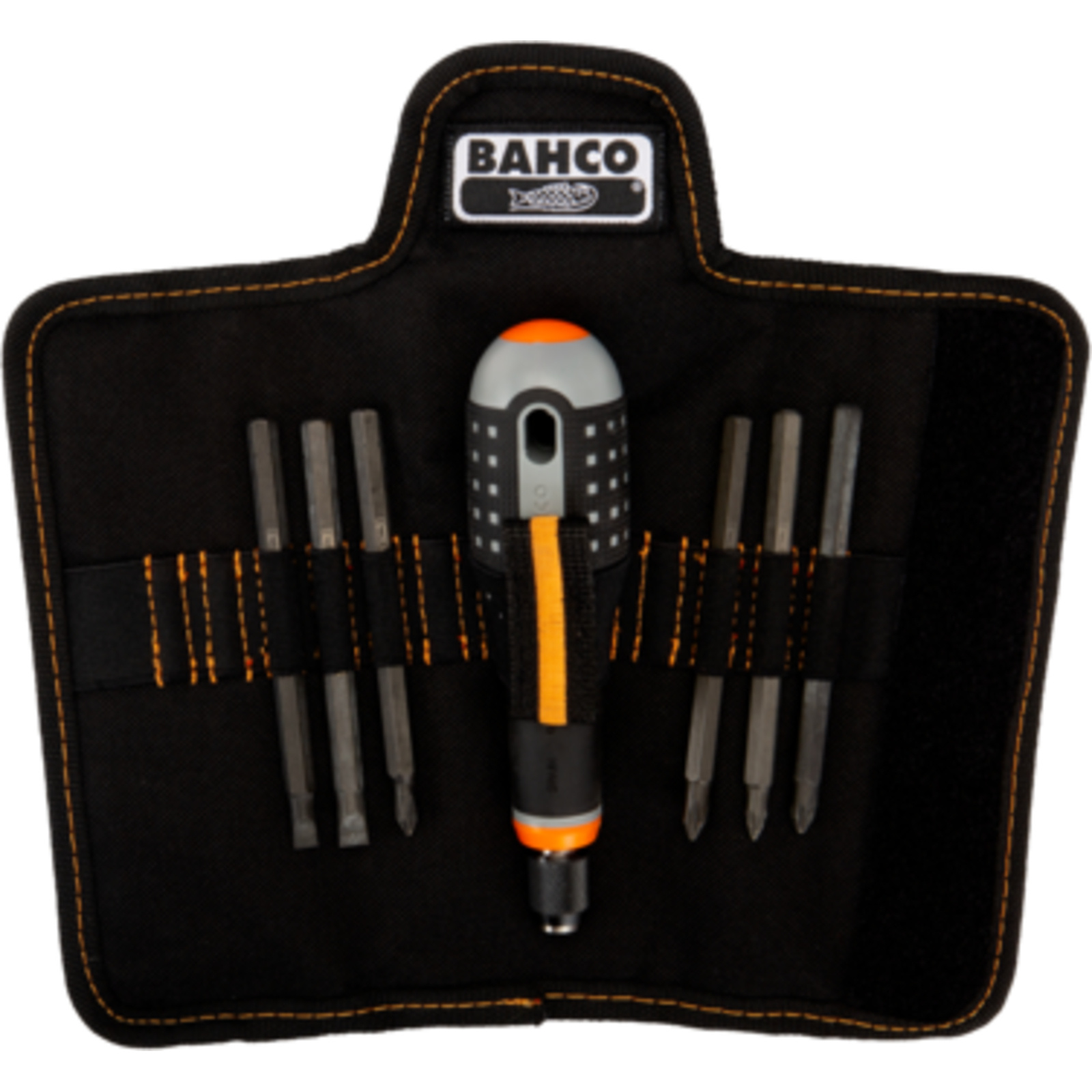 Tournevis ERGO 7 lames interchangeables fente/Phillips/Pozidriv 100 mm BAHCO - BE-8571