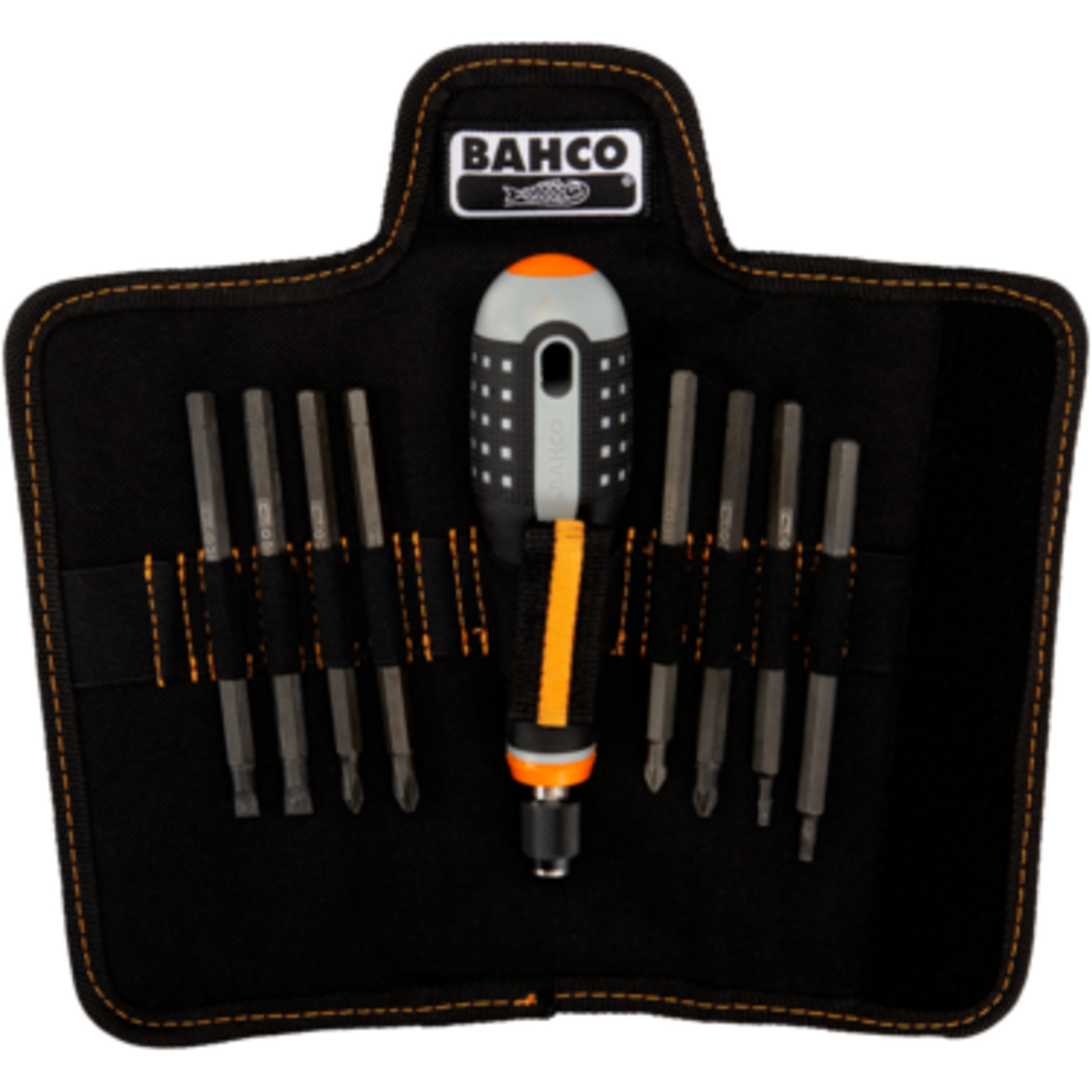 Tournevis ERGO 9 lames interchangeables fente/Phillips/Pozidriv/TORX 100 mm BAHCO - BE-8572