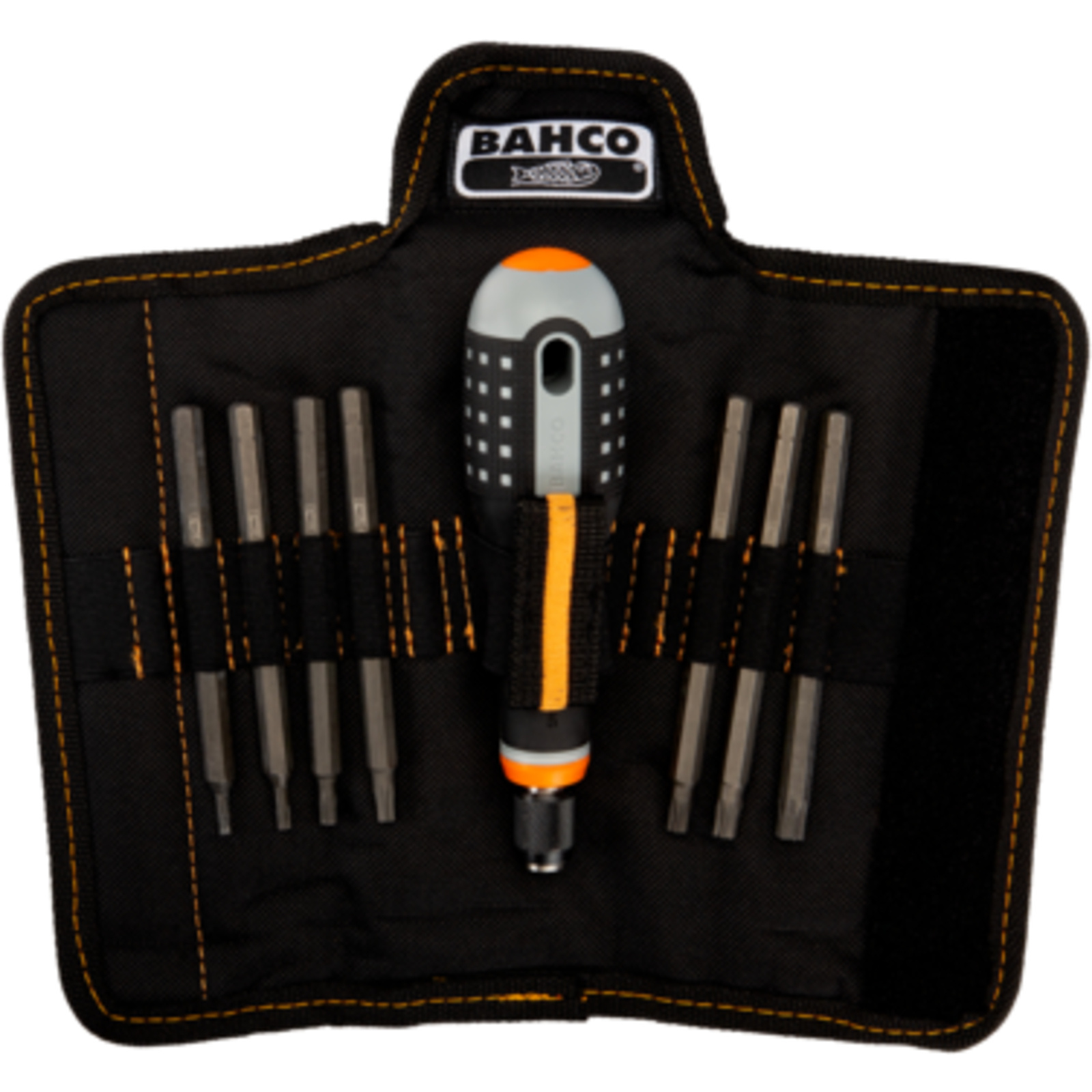 Tournevis ERGO avec poignée caoutchouc et 7 lames TORX 100 mm BAHCO - BE-8573