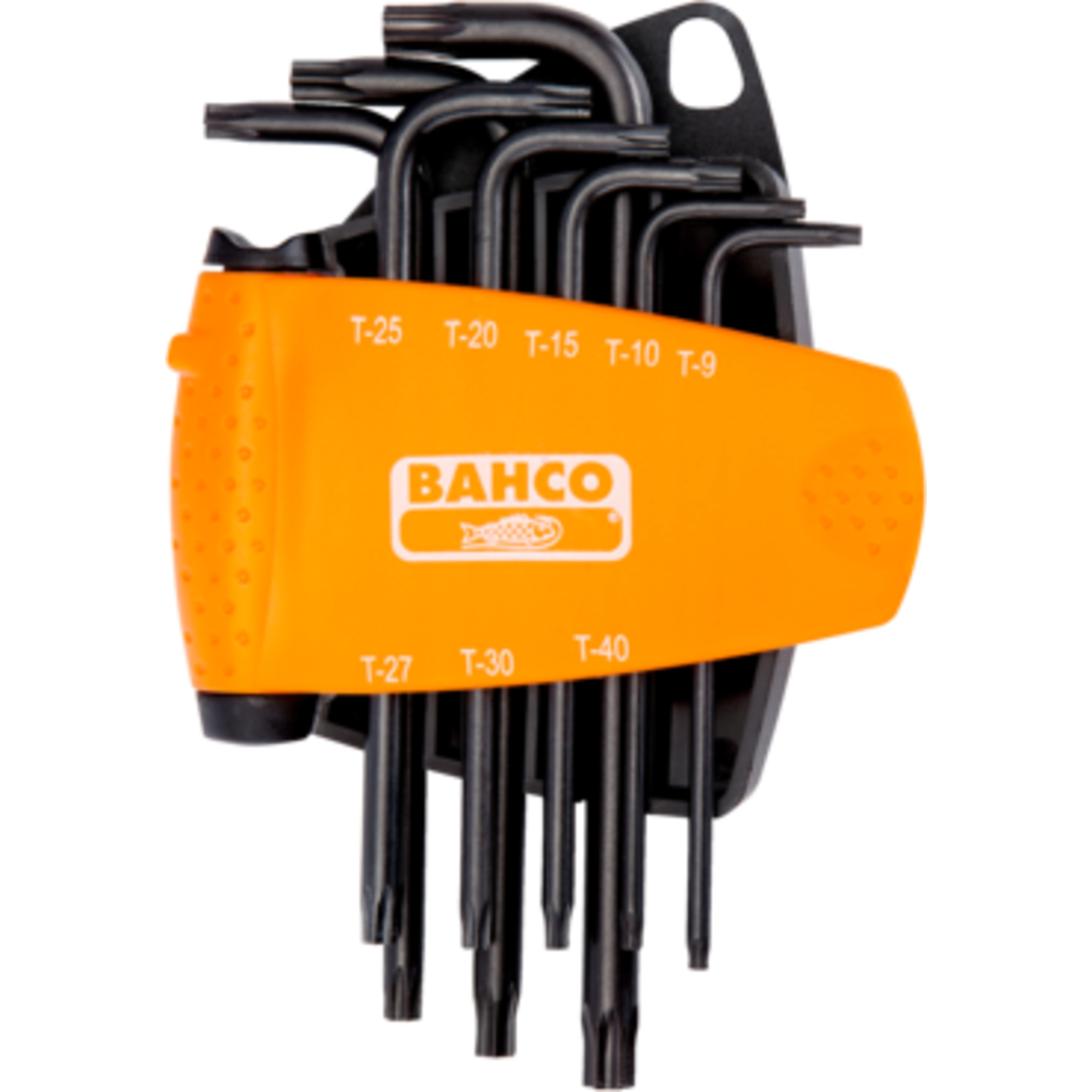Jeu de clés mâles TORX Tamper longues finition phosphatée 8 pcs BAHCO - BE-8675