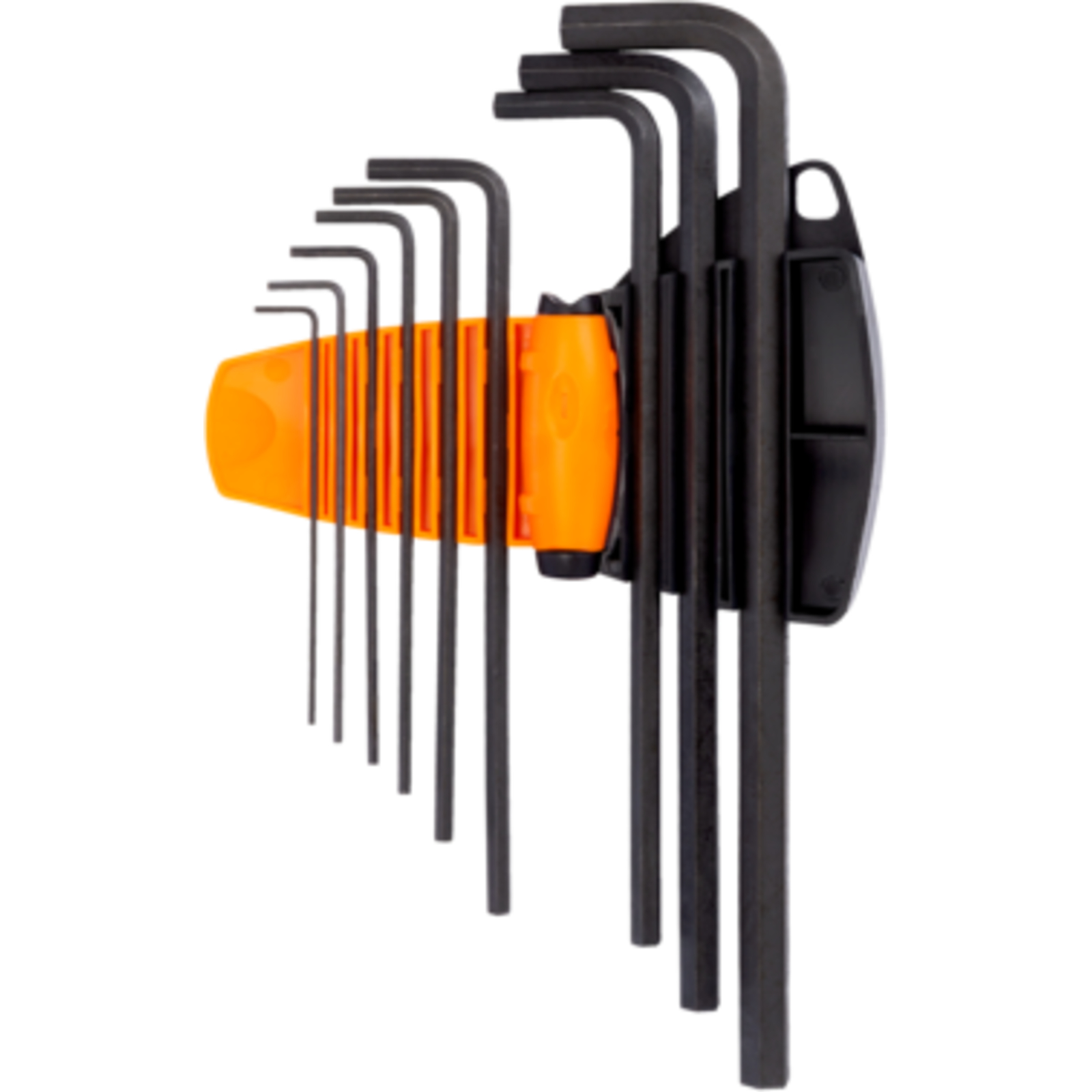 Jeu de clés mâles 6 pans longues métriques 9 pcs avec support magnétisé BAHCO - BE-9588