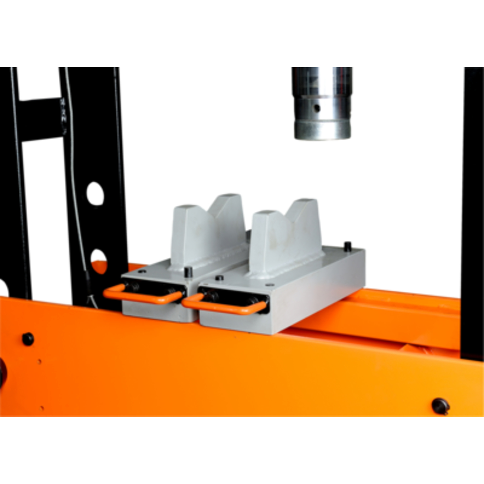 Presse hydraulique 100 tonnes double vitesse avec supports en V et goupilles BAHCO - BH7100A